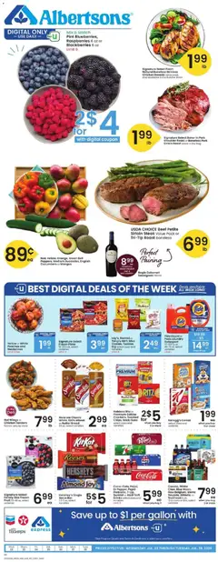 Preview of Albertsons weekly ads valid from 07/22/2026