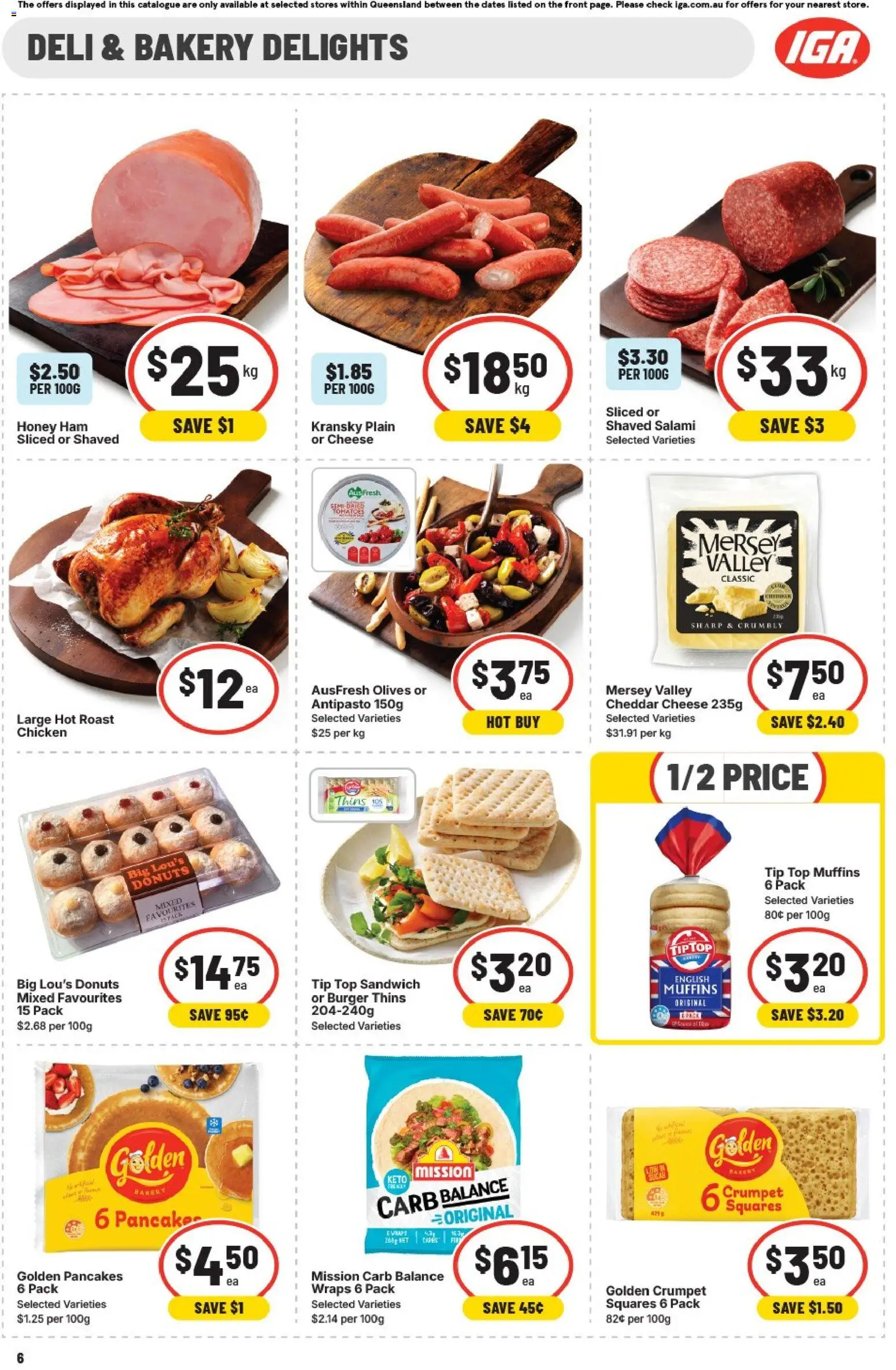 IGA catalogue - valid from 02/09/2026 | Page: 7 | Products: Cheese, Chicken, Muffins, Olives
