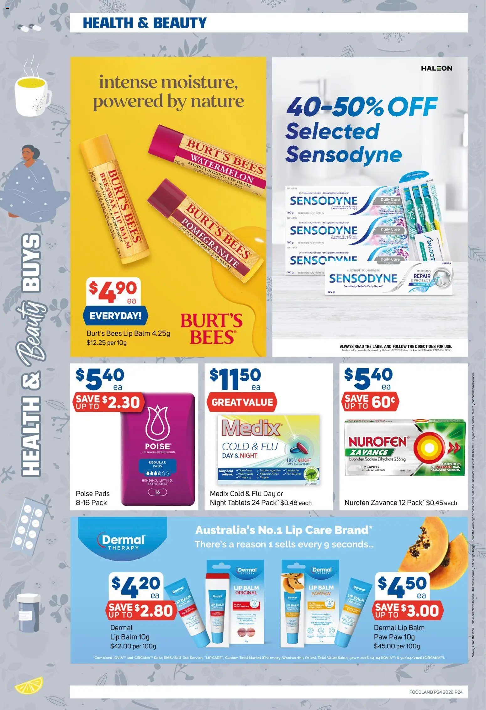 Foodland catalogue - valid from 10.06.2026 | Page: 24 | Products: Pomegranate, Runny nose, Tablets, Vitamin