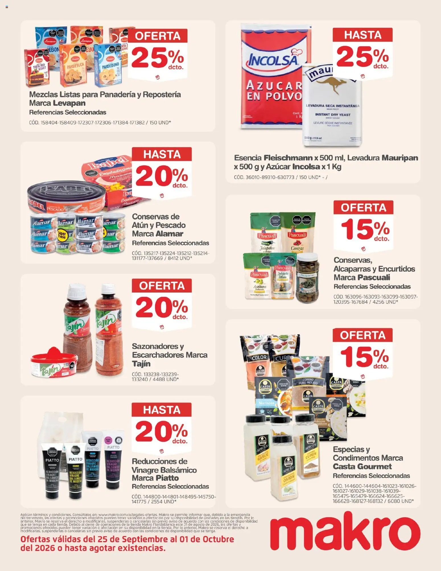 Makro revista - valida desde el 25/09/2026 | Página: 11