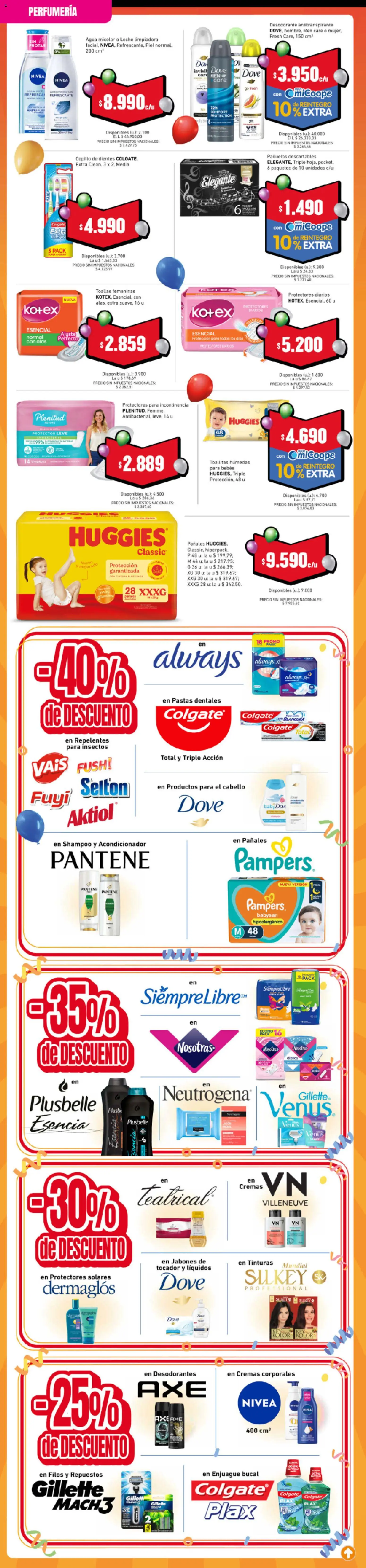 Cooperativa Obrera catálogo │ válido desde el 01/10/2026 | Página: 6 | Productos: Diarios, Cepillo, Pañuelos descartables, Pañales