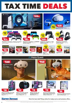 Preview of Harvey Norman Tax Time Deals - valid from 19/06/2026 | Page: 48 | Products: Accessories, Digital, Playstation, Case