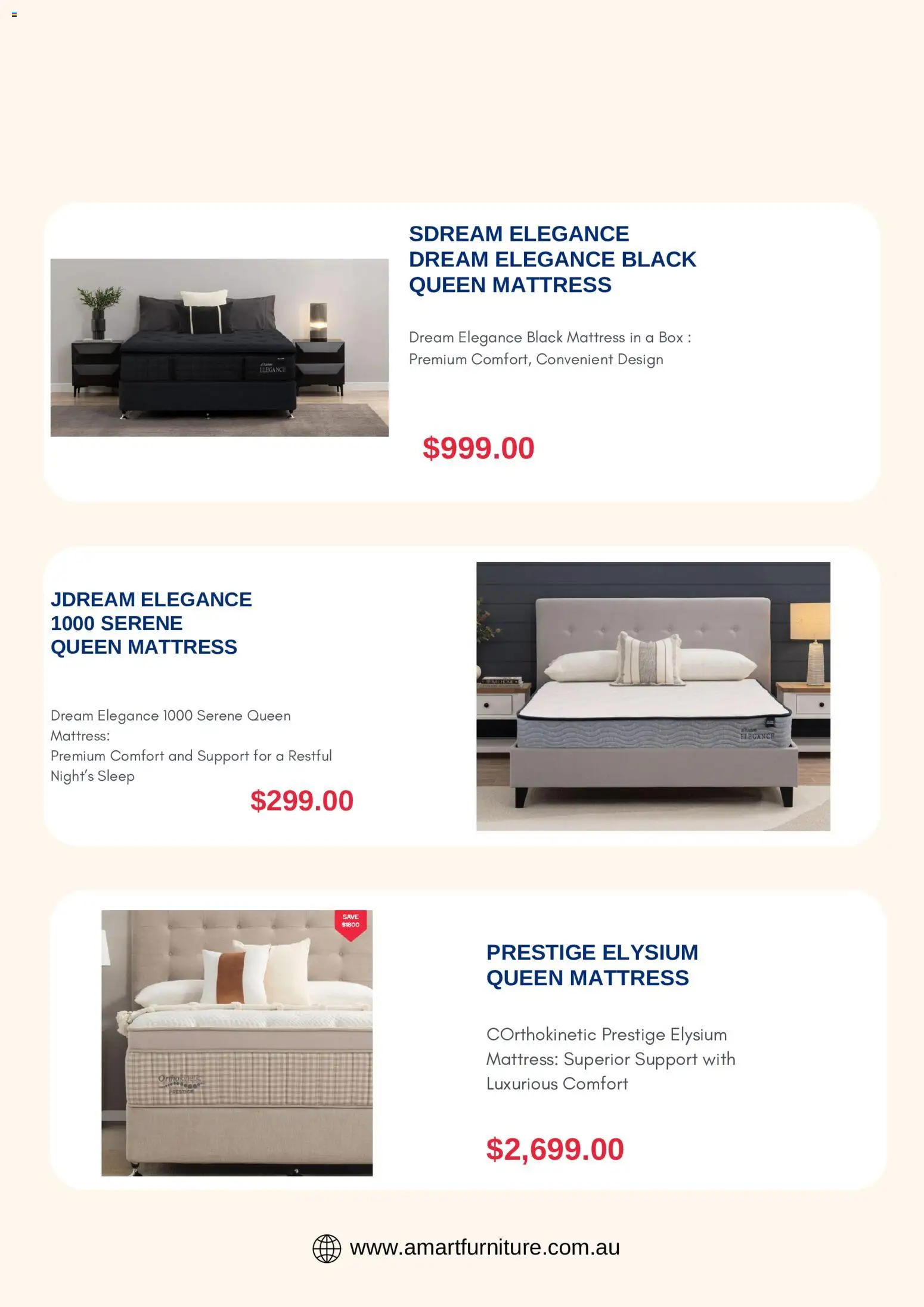 Amart Furniture catalogue - valid from 05.06.2026 | Page: 3 | Products: Box, Mattress