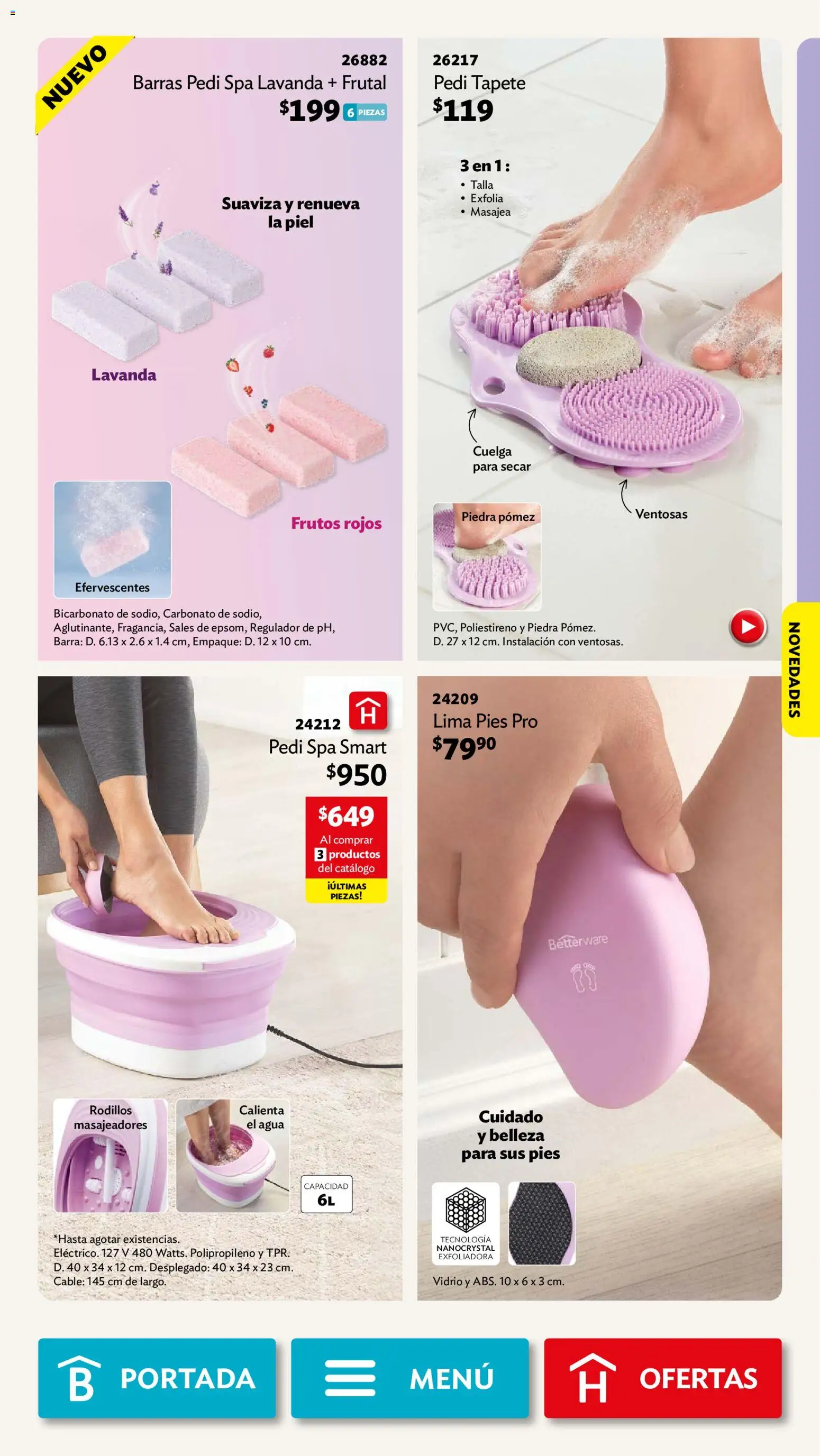 Nuevas ofertas de Betterware válidas en toda la República Mexicana desde el 01.06.2026. ¡Encuentra las mejores ofertas en Betterware campaña 6 2026! | Página: 87