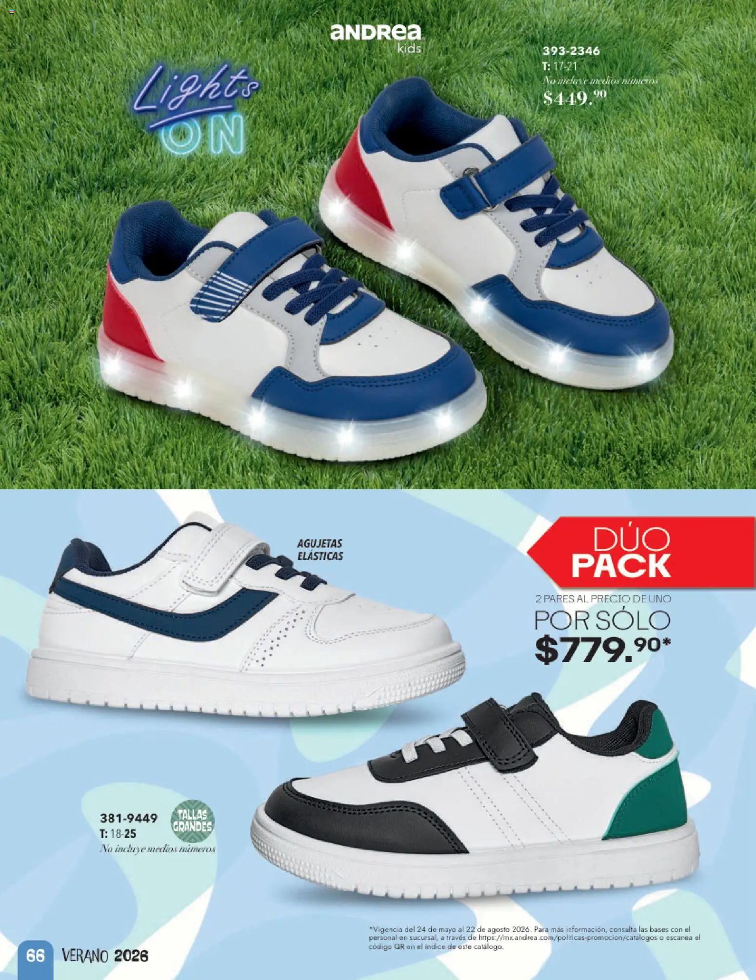Nuevas ofertas de Andrea válidas en toda la República Mexicana desde el 24.05.2026. ¡Encuentra las mejores ofertas en Andrea catálogo Infantil! | Página: 66