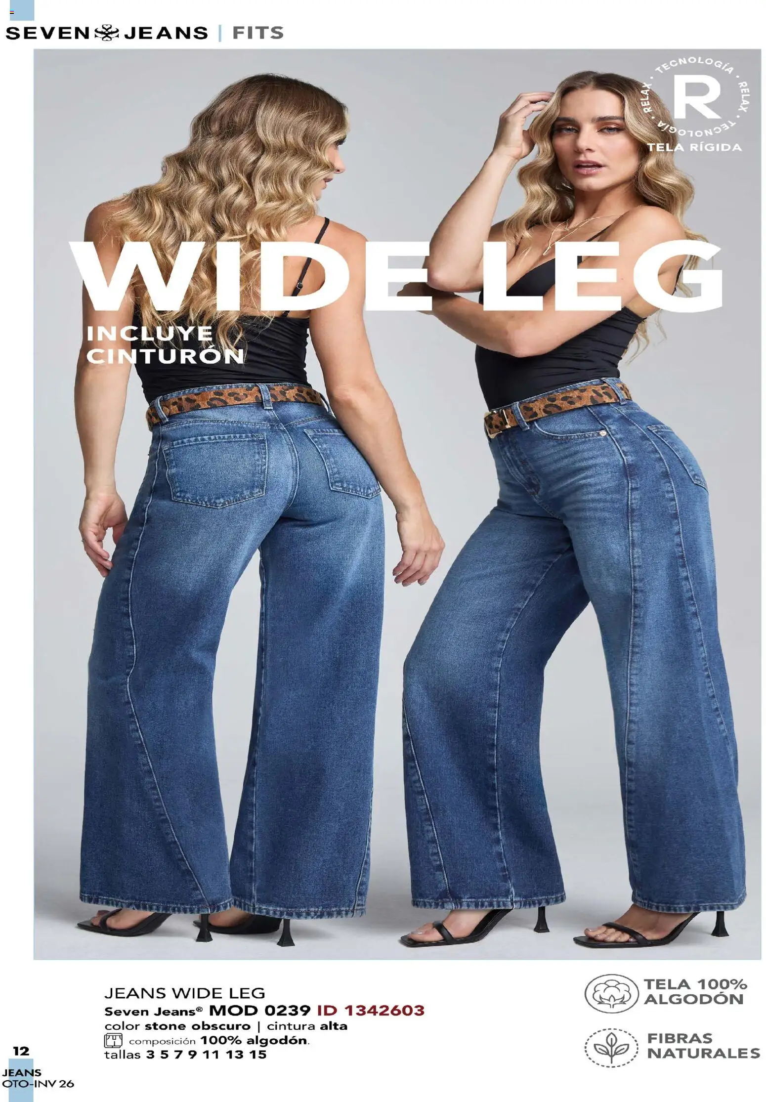 Nuevas ofertas de Price Shoes válidas en toda la República Mexicana desde el 03/08/2026. ¡Encuentra las mejores ofertas en Price Shoes catálogo Seven Jeans! | Página: 12 | Productos: Cinturón, Algodón