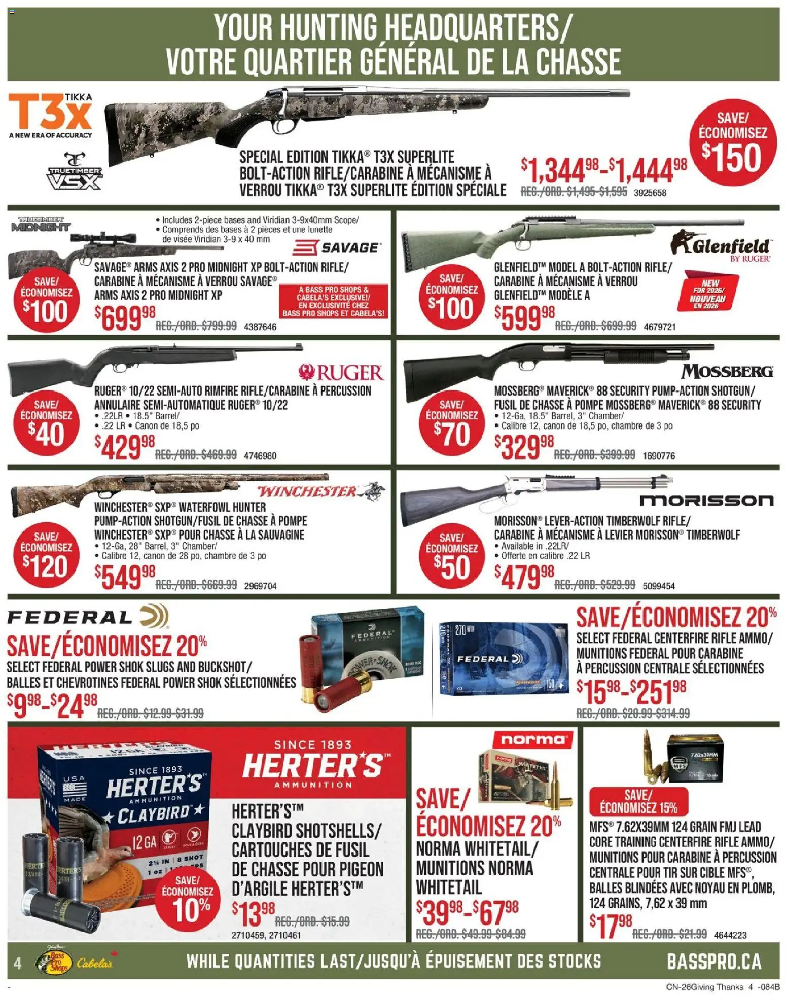 Cabelas flyer valid from Oct 8, 2026 | Page: 4