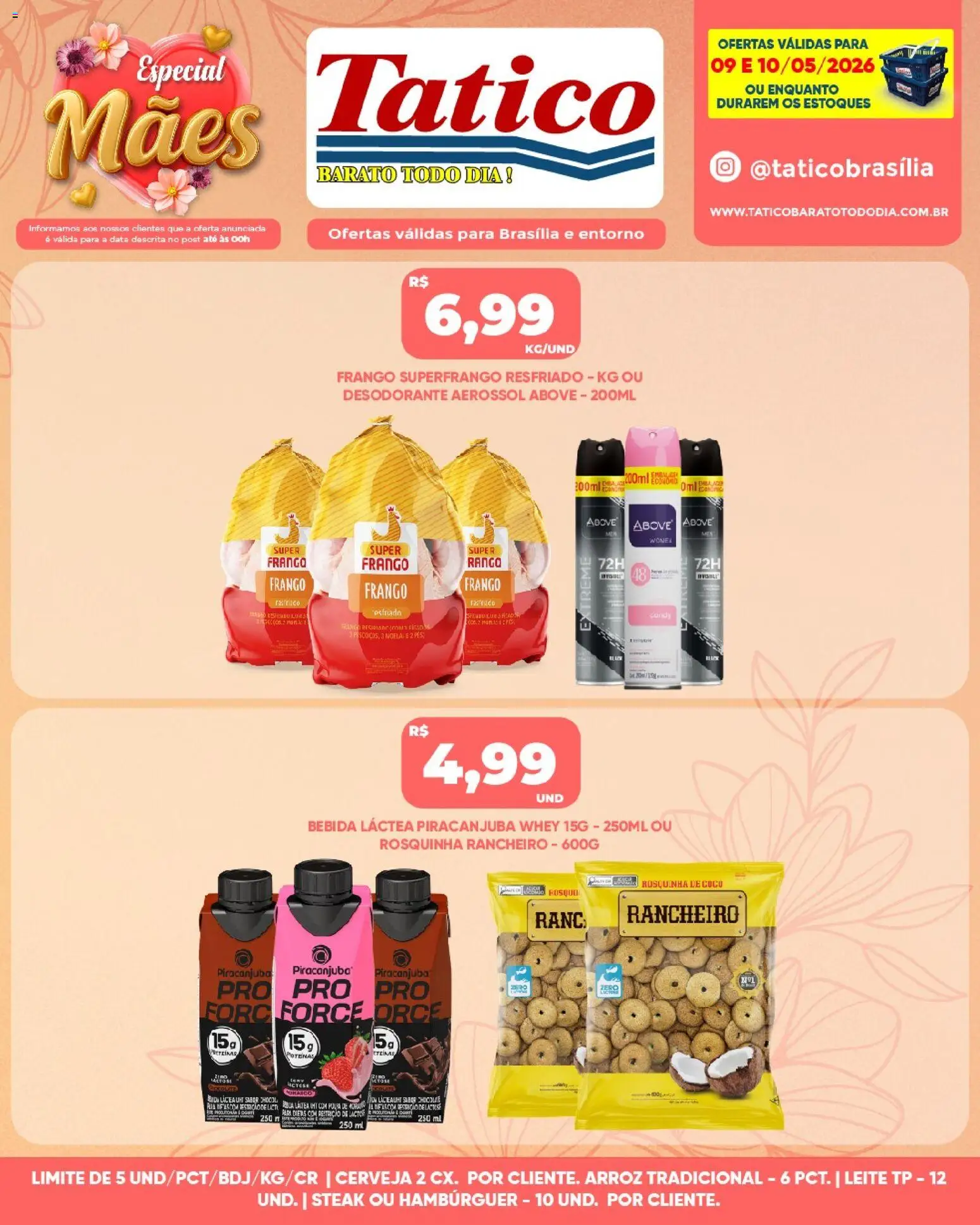 Tatico Folheto - válido de 11.05.2026 | Página: 21 | Produtos: Leite, Chocolate, Arroz, Bebida