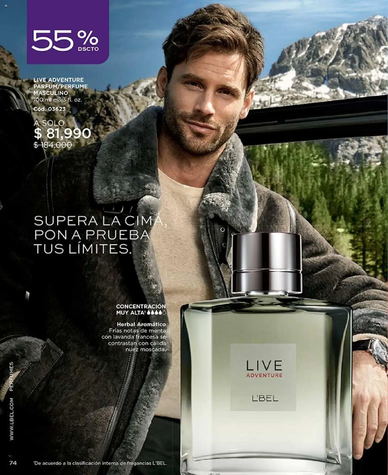 L'Bel revista - valida desde el 07/09/2026 | Página: 74 | Productos: Perfumes, Nuez