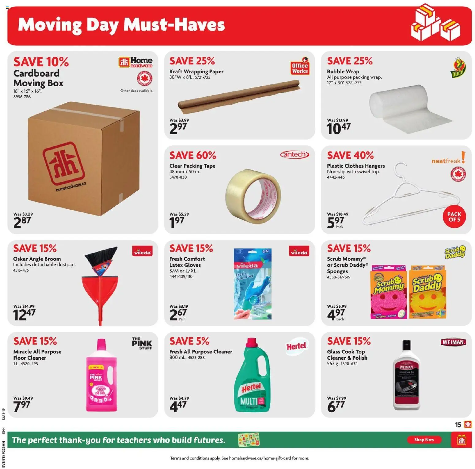 Home Hardware flyer valid from 18.06.2026 | Page: 16 | Products: Gloves, Sponge, Box, Clothes