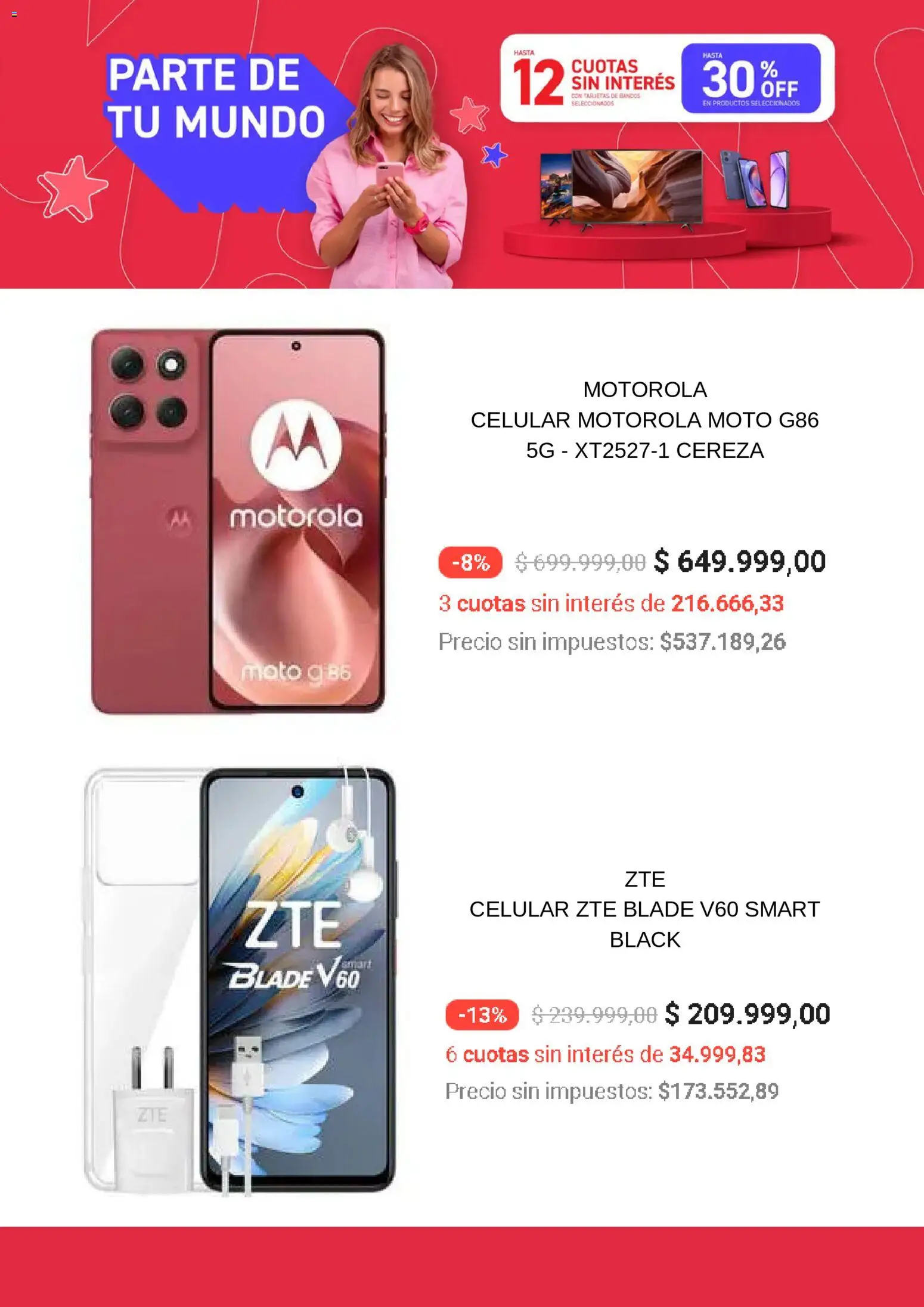 Musimundo catálogo │ válido desde el 04/03/2026 | Página: 3 | Productos: Celular