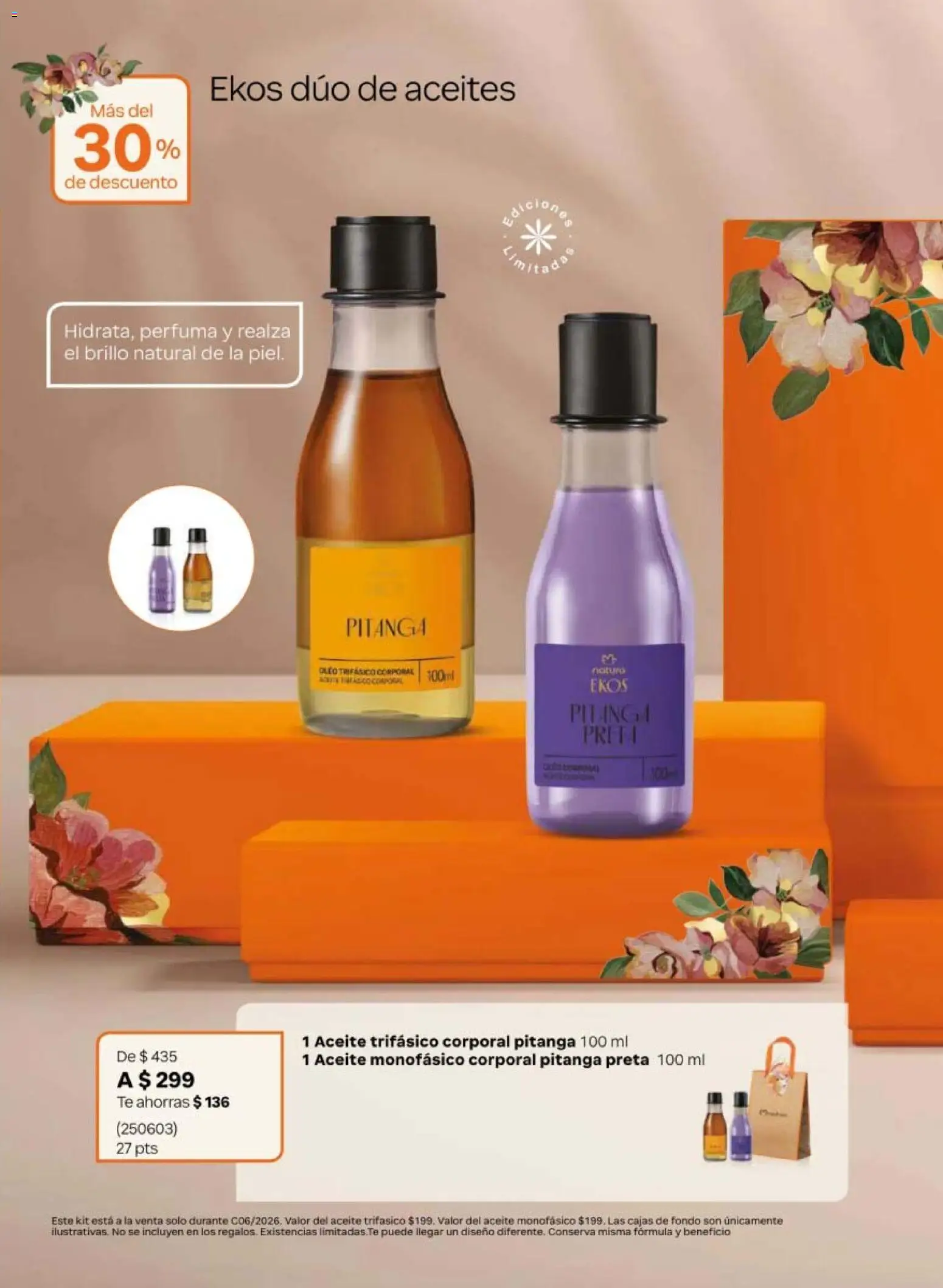 Nuevas ofertas de Natura válidas en toda la República Mexicana desde el 02.04.2026. ¡Encuentra las mejores ofertas en Natura campaña 6 2026! | Página: 29 | Productos: Brillo, Aceite, Té