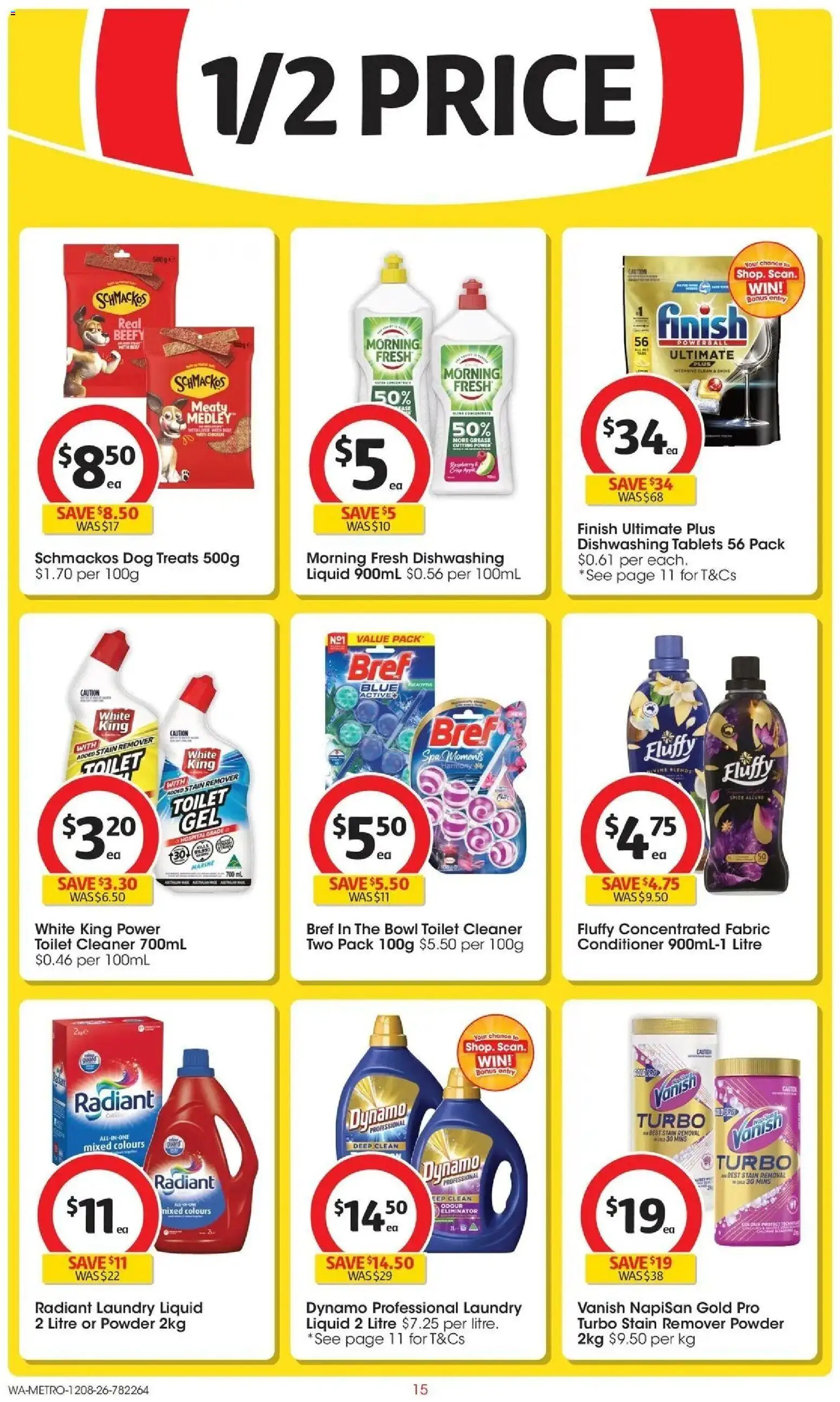 Coles catalogue - valid from 12/08/2026 | Page: 15 | Products: Toilet, Cleaner, Detergent, Tablets