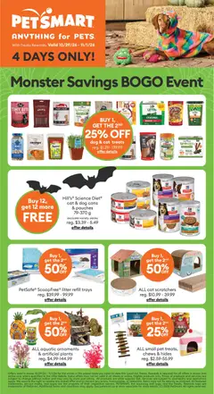 Preview of Petsmart - Weekend Flyer from shop Petsmart valid from Oct 29, 2026