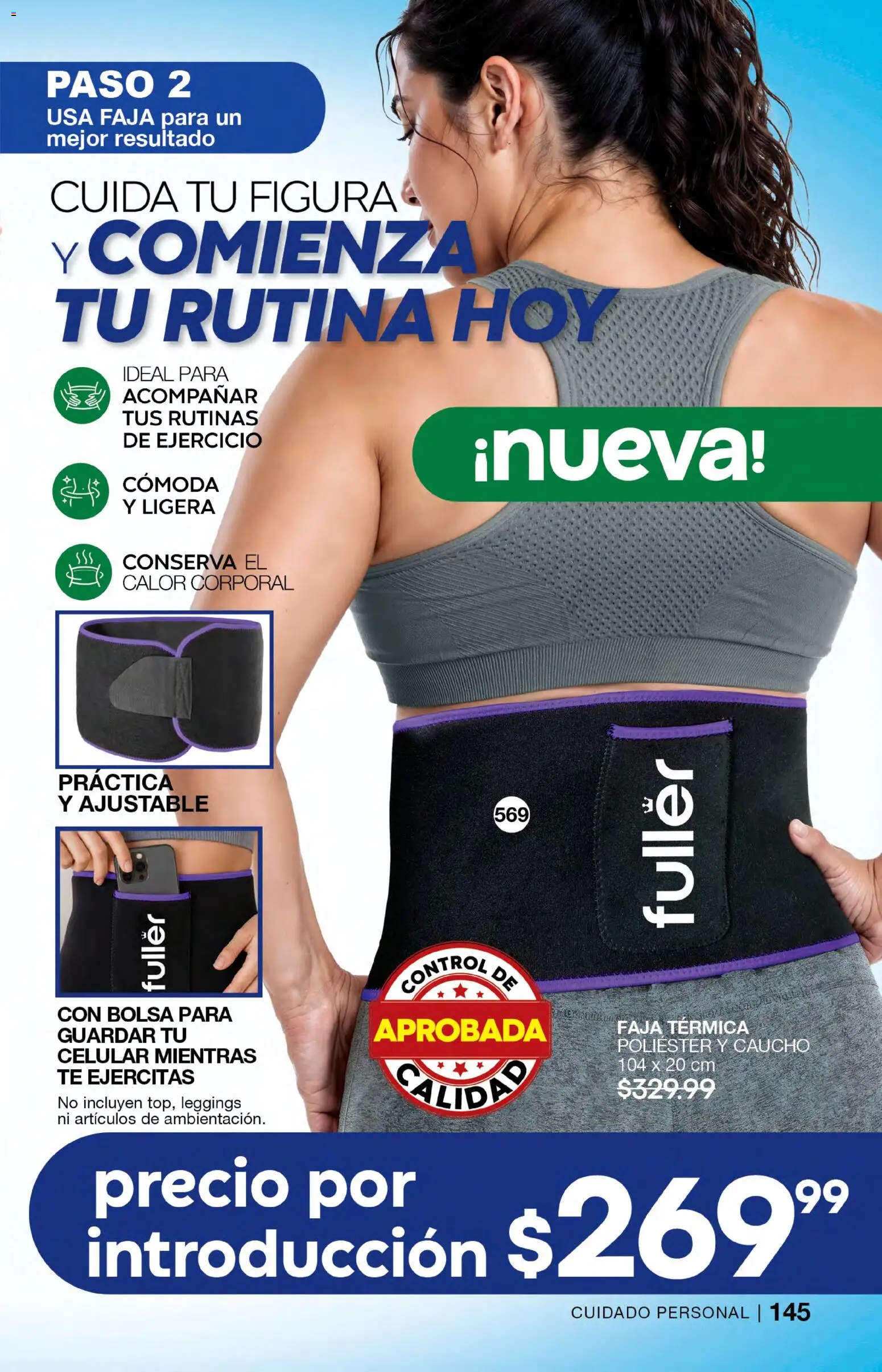 Nuevas ofertas de Fuller válidas en toda la República Mexicana desde el 05/08/2026. ¡Encuentra las mejores ofertas en Fuller campaña 9 2026! | Página: 145 | Productos: Cómoda, Leggings, Bolsa, Té