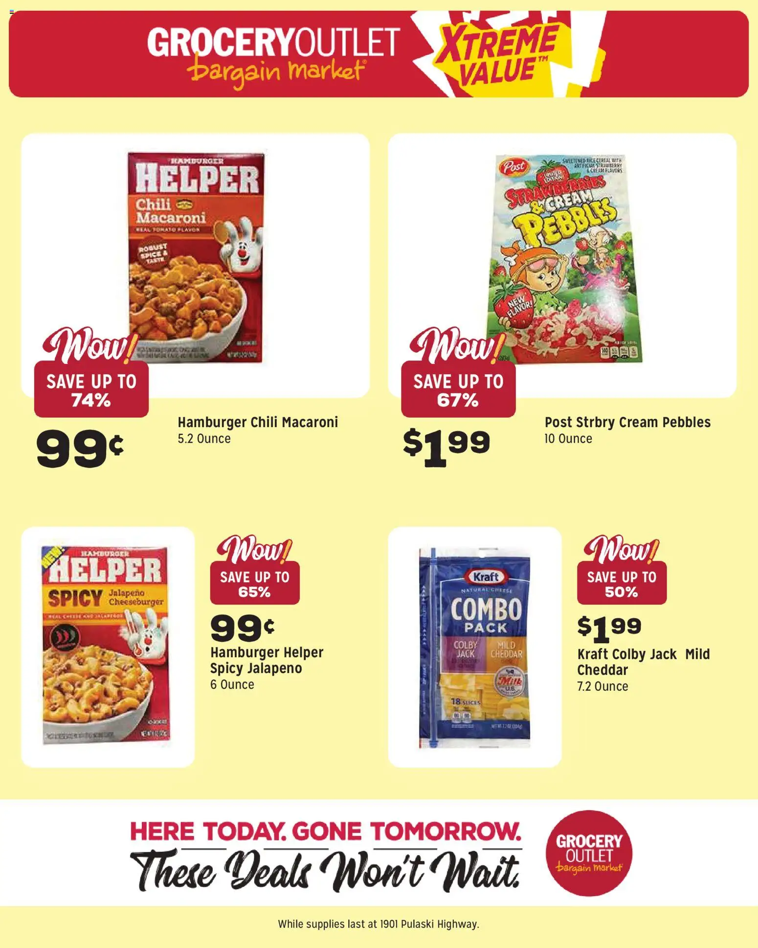 Grocery Outlet Weekly Ad - MD - valid from 27.05.2026 | Page: 10 | Products: Milk, Strawberries, Cream