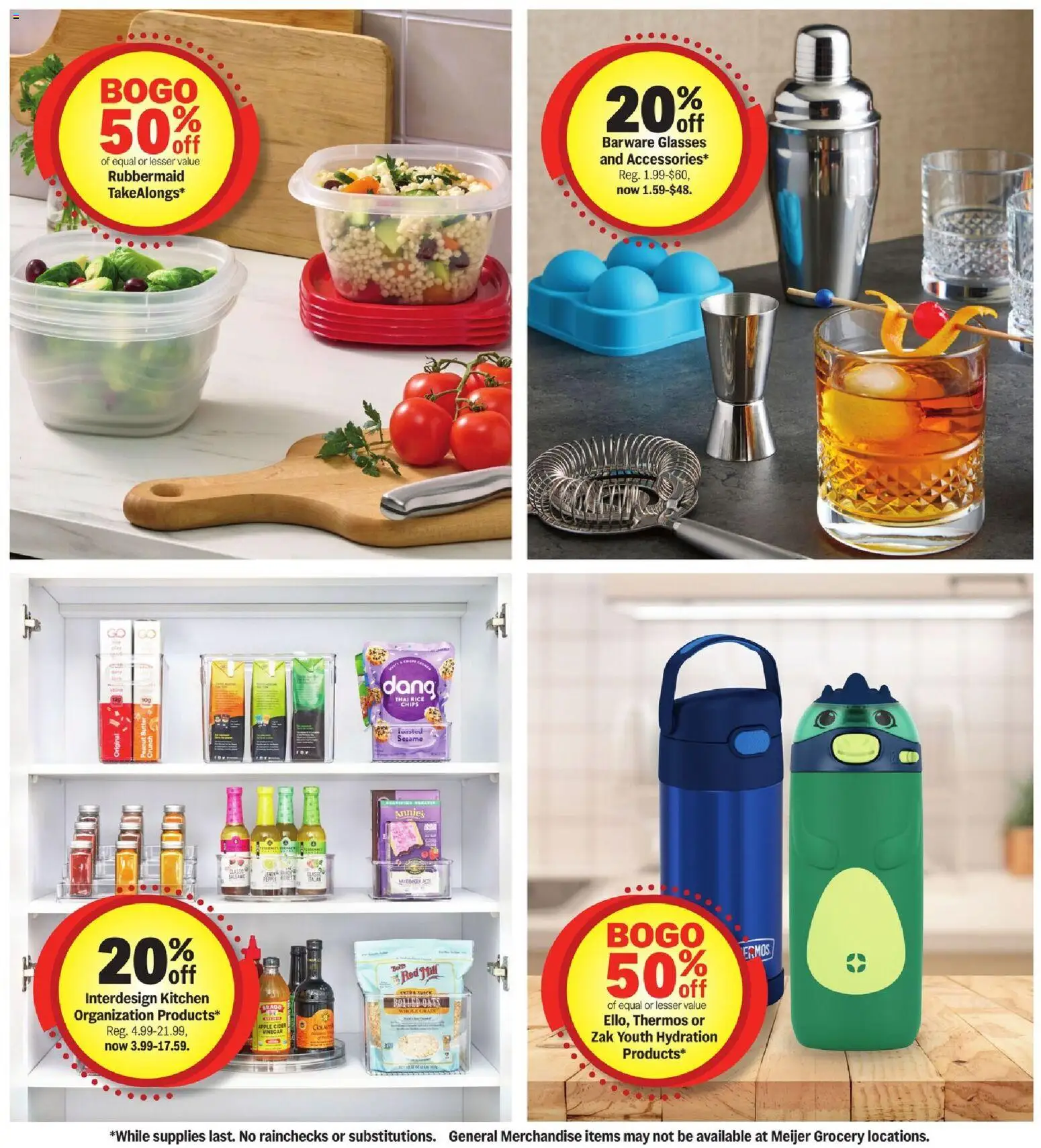 Meijer More Deals Across the Store - valid from 11.03.2026 | Page: 5 | Products: Apple Cider Vinegar, Vinegar, Cider, Rice