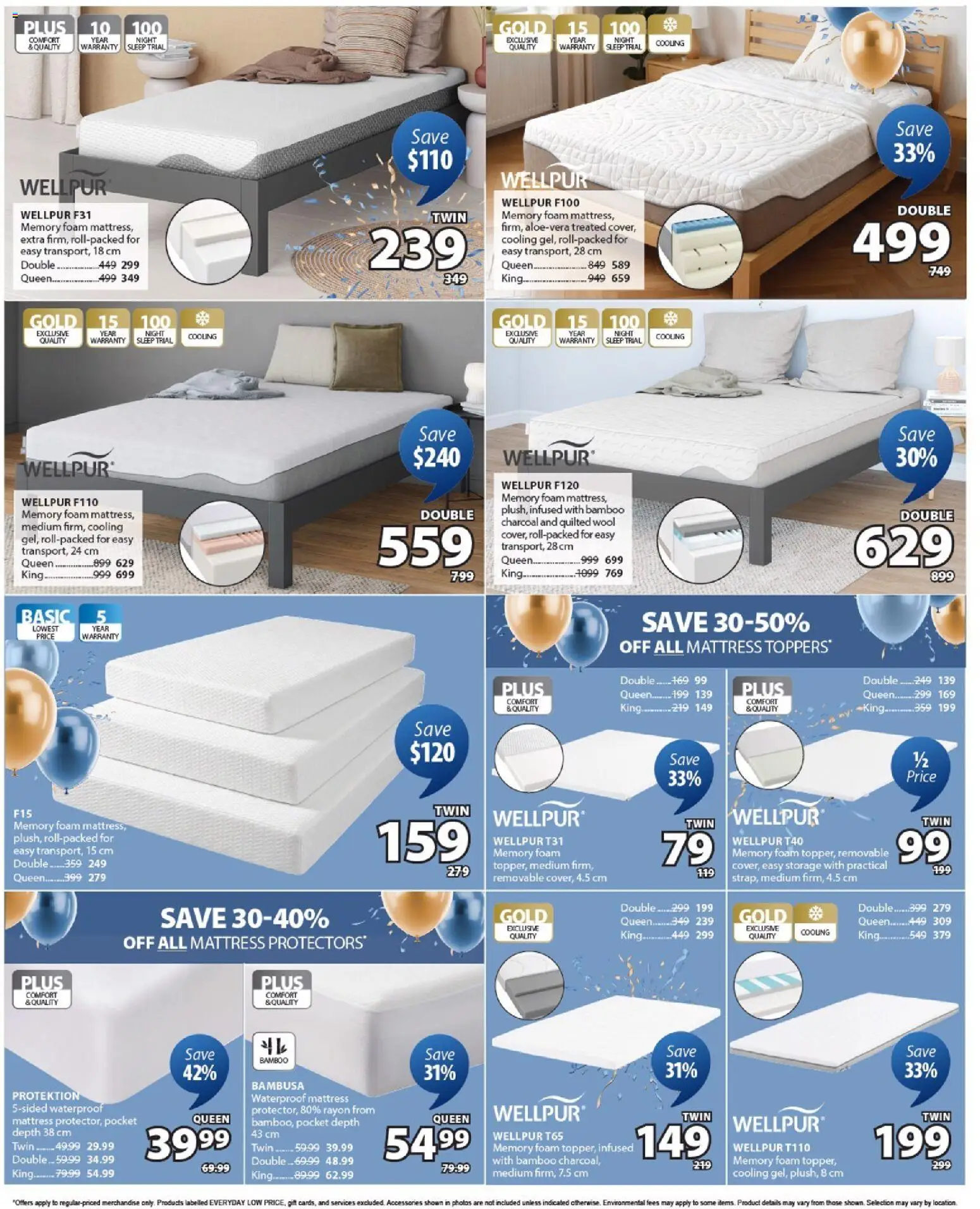 JYSK flyer valid from Sep 24, 2026 | Page: 10 | Products: Foam, Mattress, Charcoal