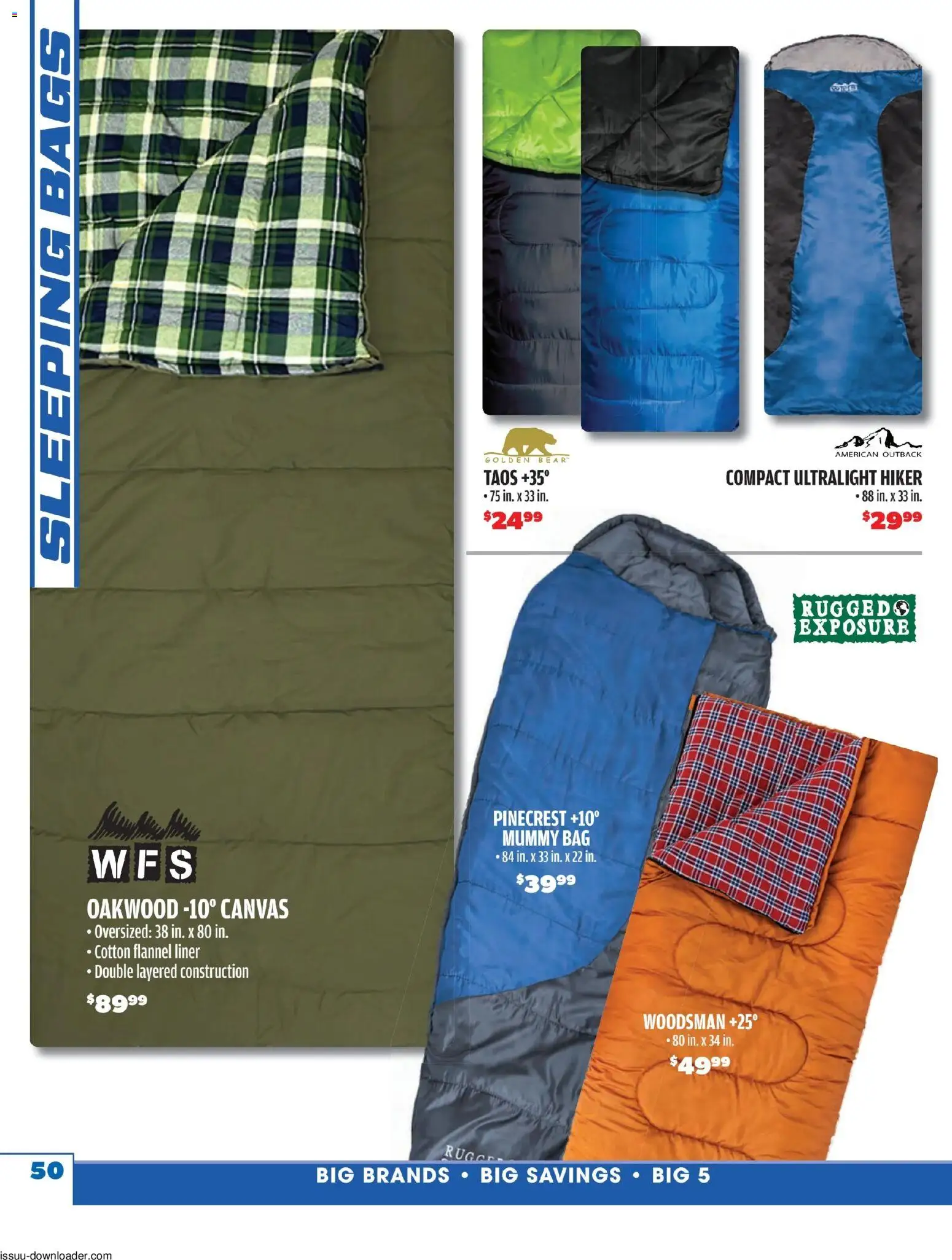 Big 5 Sporting Goods Summer Catalog - valid from 05/26/2026 | Page: 50 | Products: Canvas, Bag