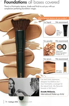 Preview of Nutrimetics Catalogue 2026 - valid from 01/01/2026 | Page: 76 | Products: Powder, Makeup, Suit, Foundation
