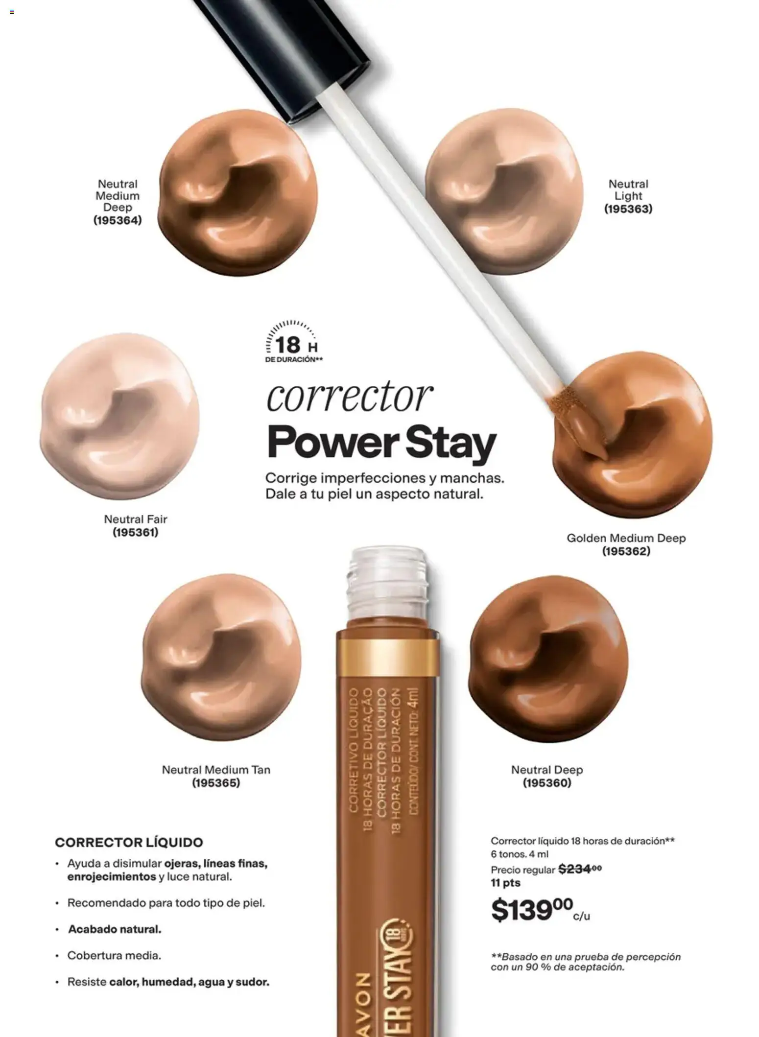 Nuevas ofertas de AVON válidas en toda la República Mexicana desde el 02/10/2026. ¡Encuentra las mejores ofertas en AVON campaña 15 2026! | Página: 19 | Productos: Agua, Corrector