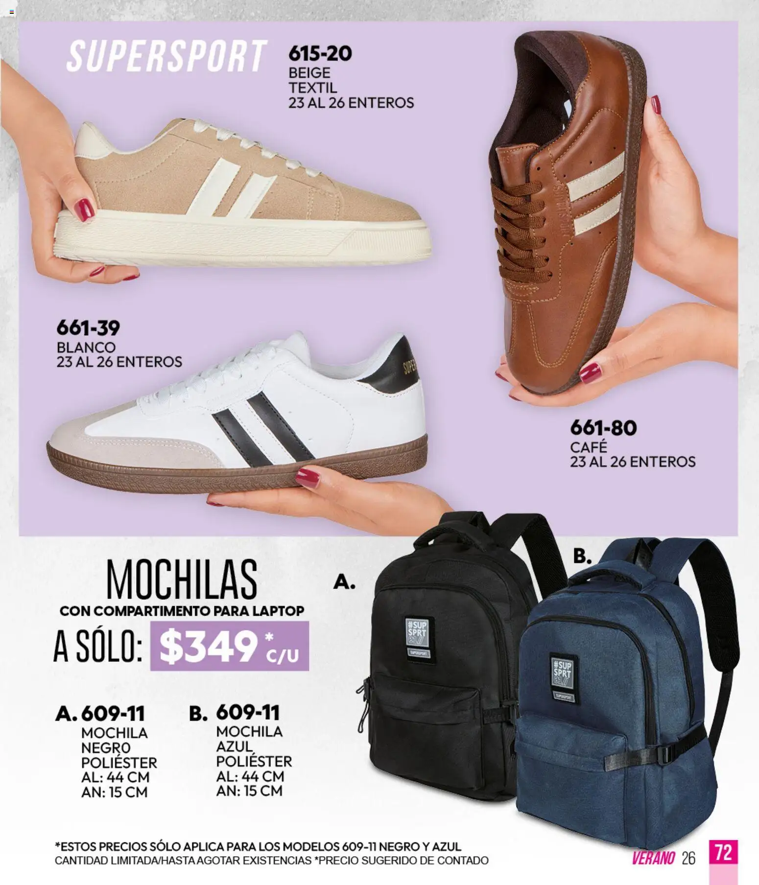 Nuevas ofertas de Cklass válidas en toda la República Mexicana desde el 05.03.2026. ¡Encuentra las mejores ofertas en Cklass catálogo Sportbrands Verano Caballero! | Página: 200 | Productos: Mochila, Café