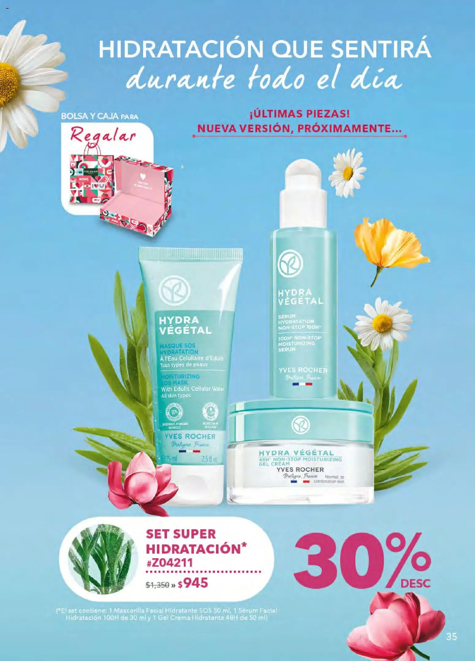 Nuevas ofertas de Yves Rocher válidas en toda la República Mexicana desde el 21.04.2026. ¡Encuentra las mejores ofertas en Yves Rocher campaña 6 2026! | Página: 35 | Productos: Serum, Crema, Caja, Mascarilla