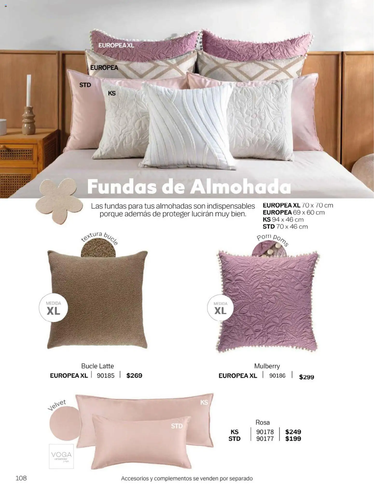 Nuevas ofertas de Vianney válidas en toda la República Mexicana desde el 23.01.2026. ¡Encuentra las mejores ofertas en Vianney catálogo Chavos! | Página: 110 | Productos: Almohada