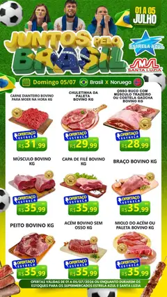 Estrela Azul ofertas Carne - Pré-Visualização do folheto da loja Estrela Azul, válido de 01/07/2026