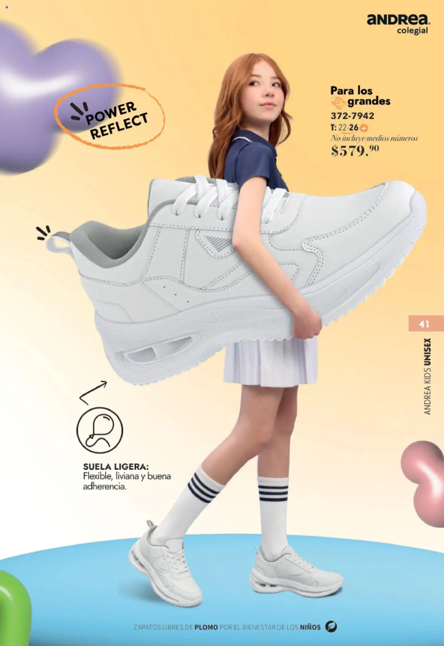 Nuevas ofertas de Andrea válidas en toda la República Mexicana desde el 23/05/2026. ¡Encuentra las mejores ofertas en Andrea catálogo Colegial! | Página: 41 | Productos: Zapatos