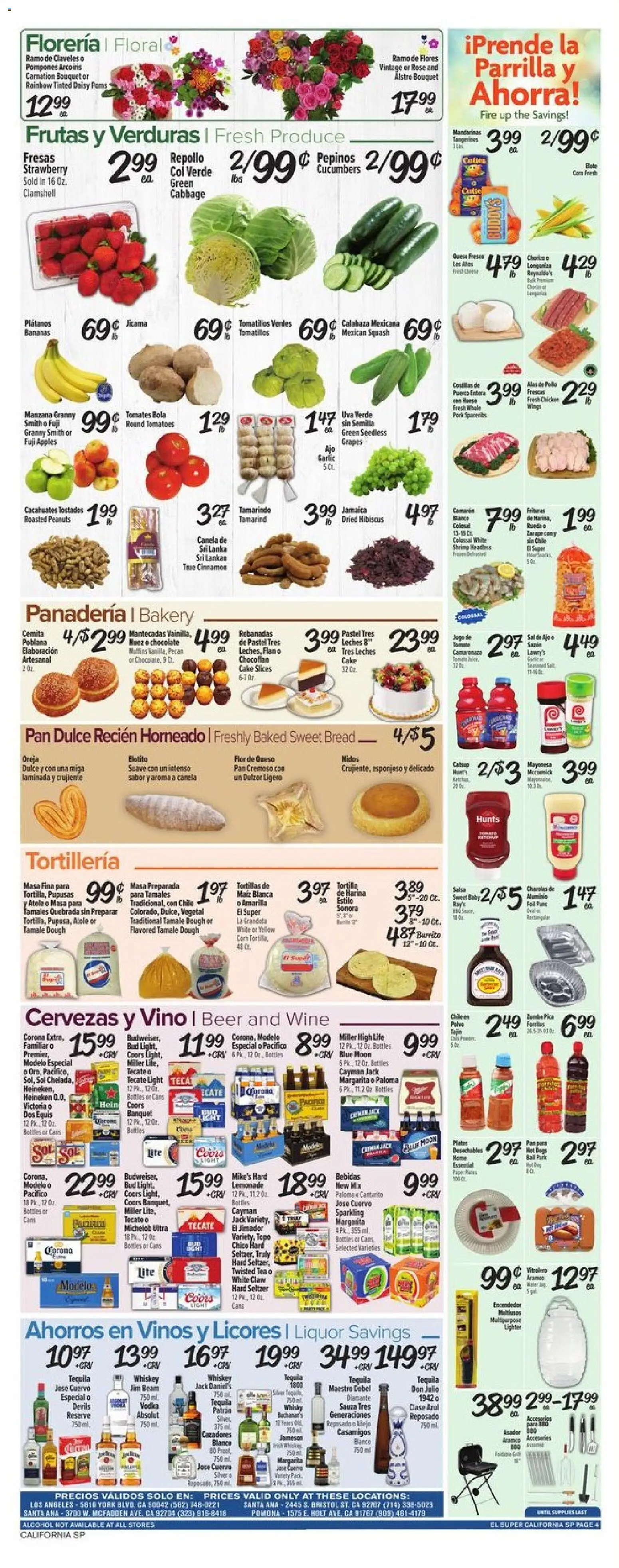 El Super Weekly Ad - valid from 27.05.2026 | Page: 4 | Products: Pan, Chocolate, Pork, Cucumbers