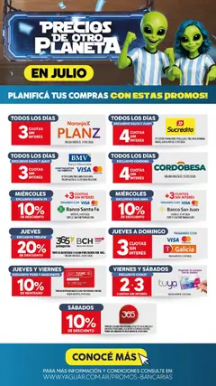 Vista previa Yaguar - Planifica tu mes Parque Chacabuco válido desde el 01/07/2026