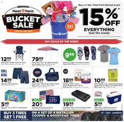 Preview of Mills Fleet Farm weekly ads valid from 22.06.2026