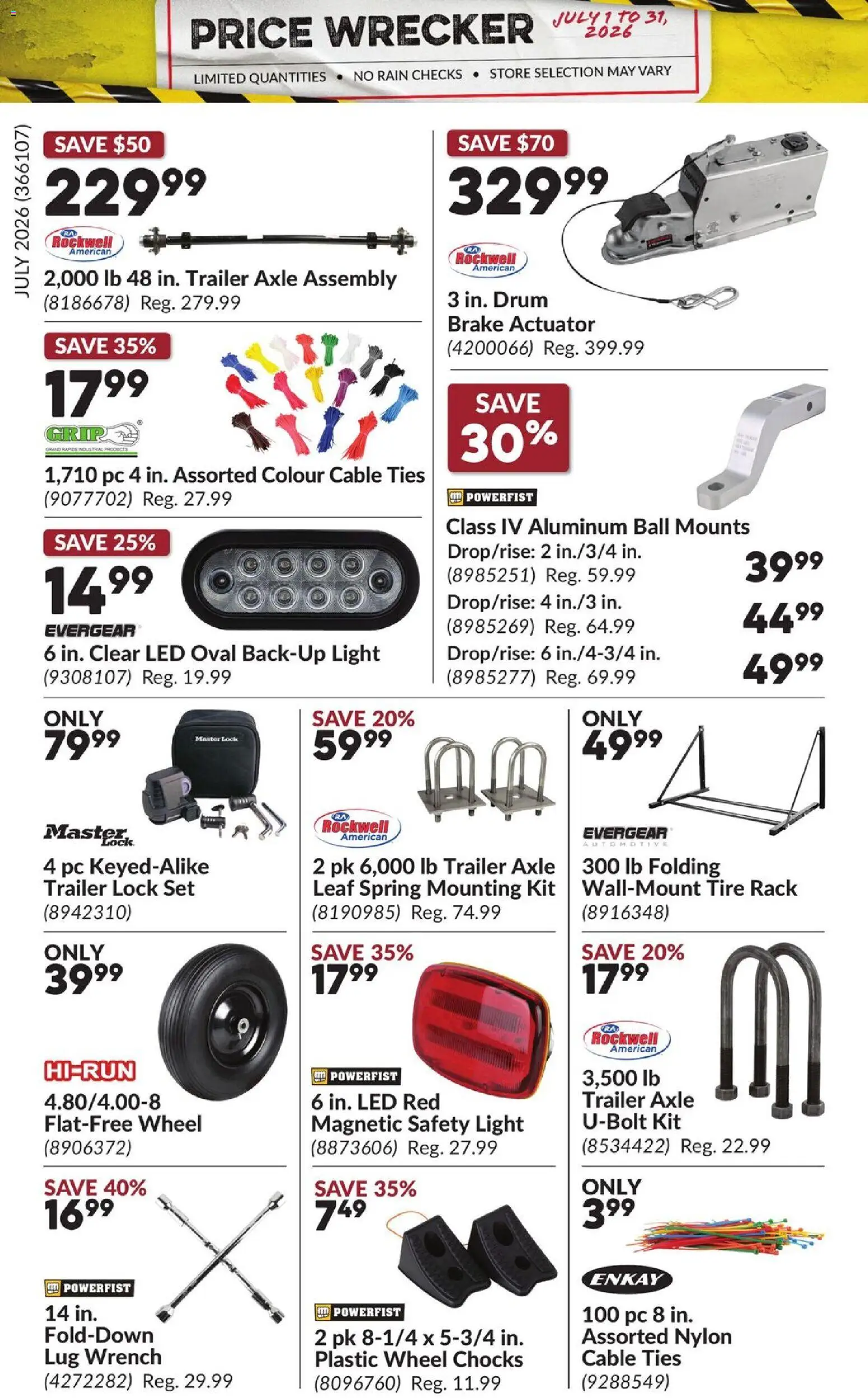 Princess Auto flyer valid from Jul 1, 2026 | Page: 20
