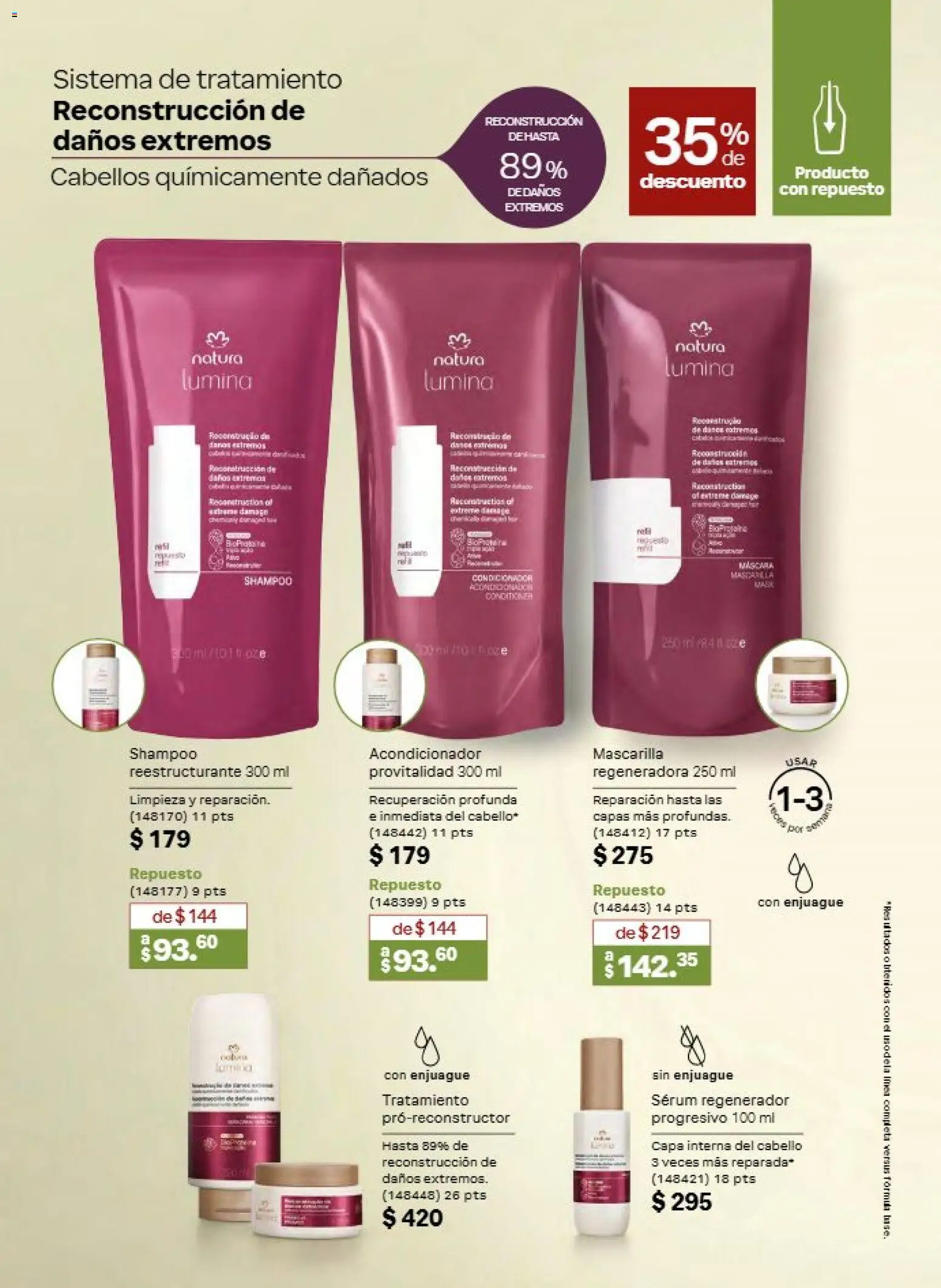 Nuevas ofertas de Natura válidas en toda la República Mexicana desde el 21/08/2026. ¡Encuentra las mejores ofertas en Natura campaña 13 2026! | Página: 123 | Productos: Serum, Shampoo, Mascarilla, Acondicionador