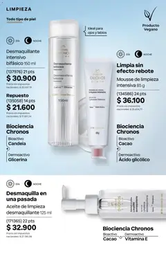 Vista previa Catálogo Natura Ciclo 7 válido desde el 06.05.2026 | Página: 157 | Productos: Aceite, Desmaquillante, Mousse, Cacao