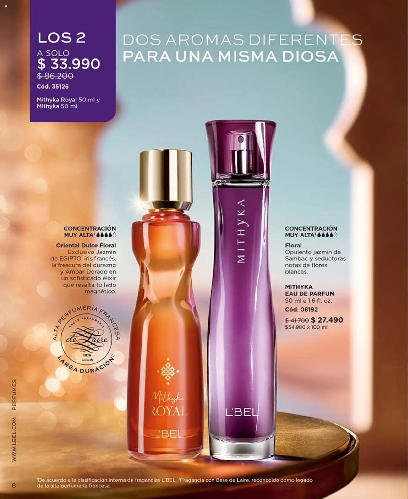 Catálogo L'Bel Campaña 16 │ válido desde el 28.09.2026 | Página: 8 | Productos: Flores, Fragancia, Base, Durazno
