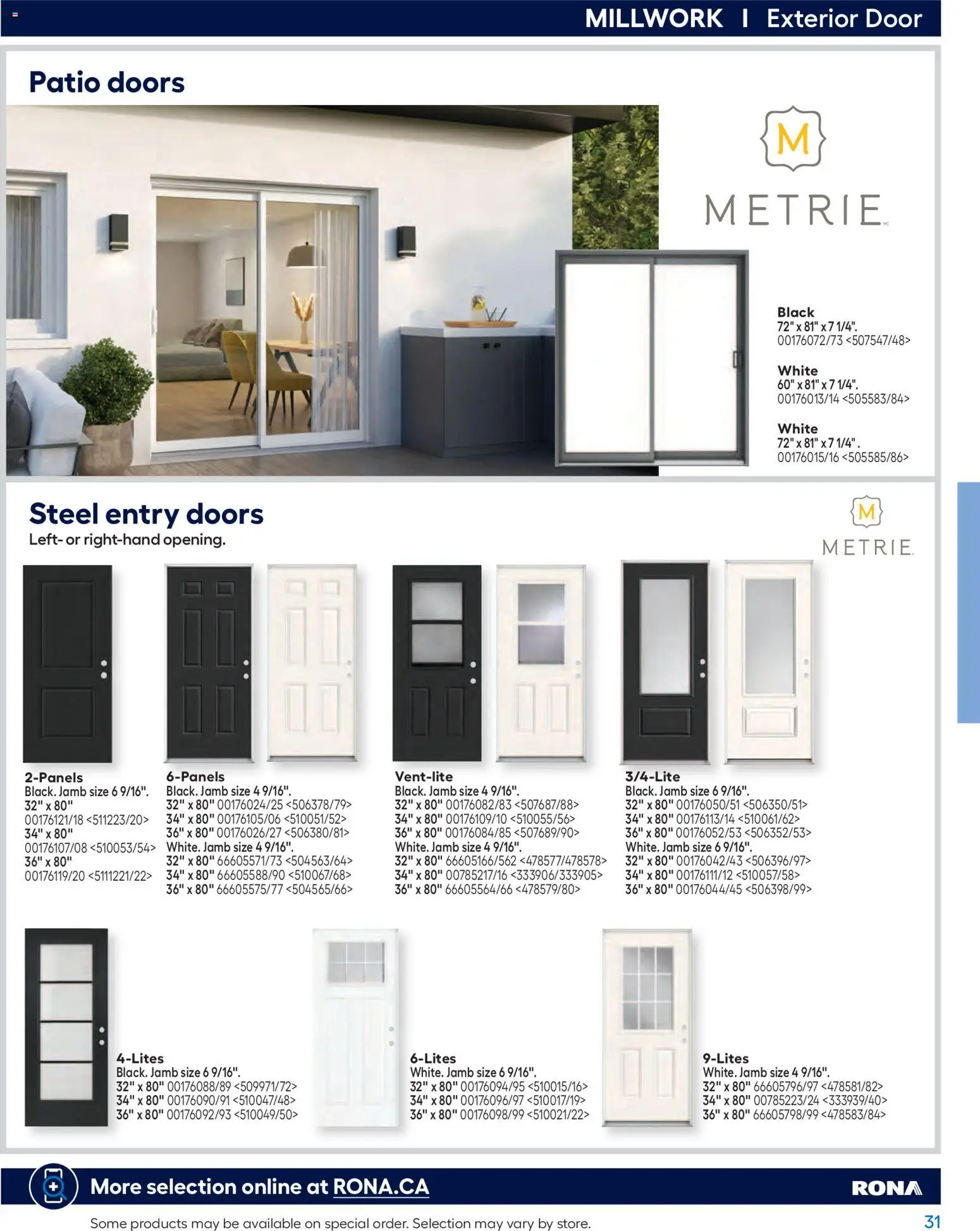 Rona flyer valid from Feb 26, 2026 | Page: 31 | Products: Door