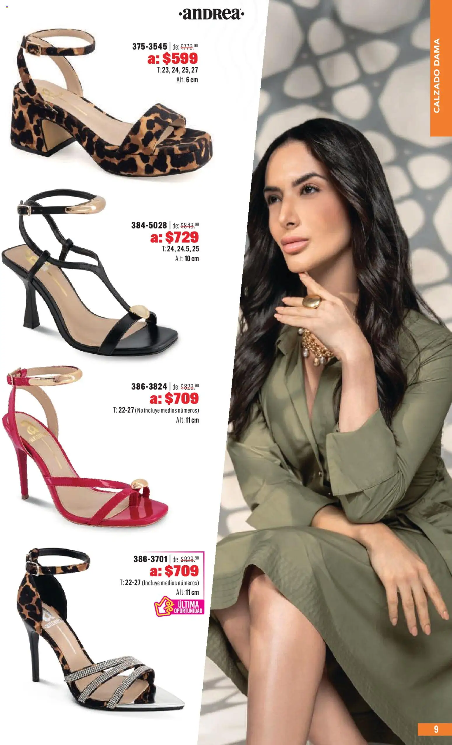 Nuevas ofertas de Andrea válidas en toda la República Mexicana desde el 03.05.2026. ¡Encuentra las mejores ofertas en Andrea catálogo Outlet! | Página: 9