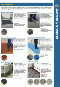 Preview of Clark Rubber catalogue  - valid from 02.04.2026 | Page: 3 | Products: Flooring, Safe