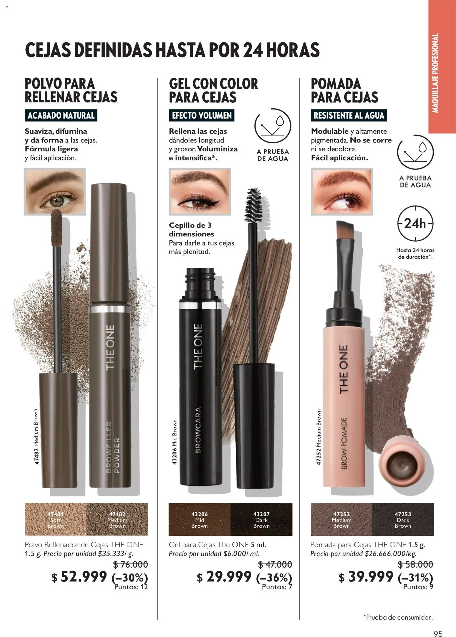 Oriflame revista - valida desde el 11/07/2026 | Página: 95 | Productos: Agua, Maquillaje, Polvo, Cepillo
