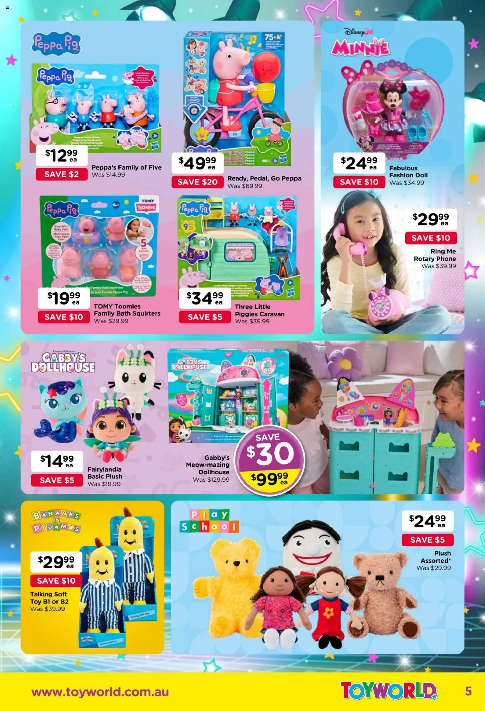 Toyworld catalogue - valid from 23/09/2026 | Page: 5 | Products: Bath, Bananas, Pyjamas, Phone