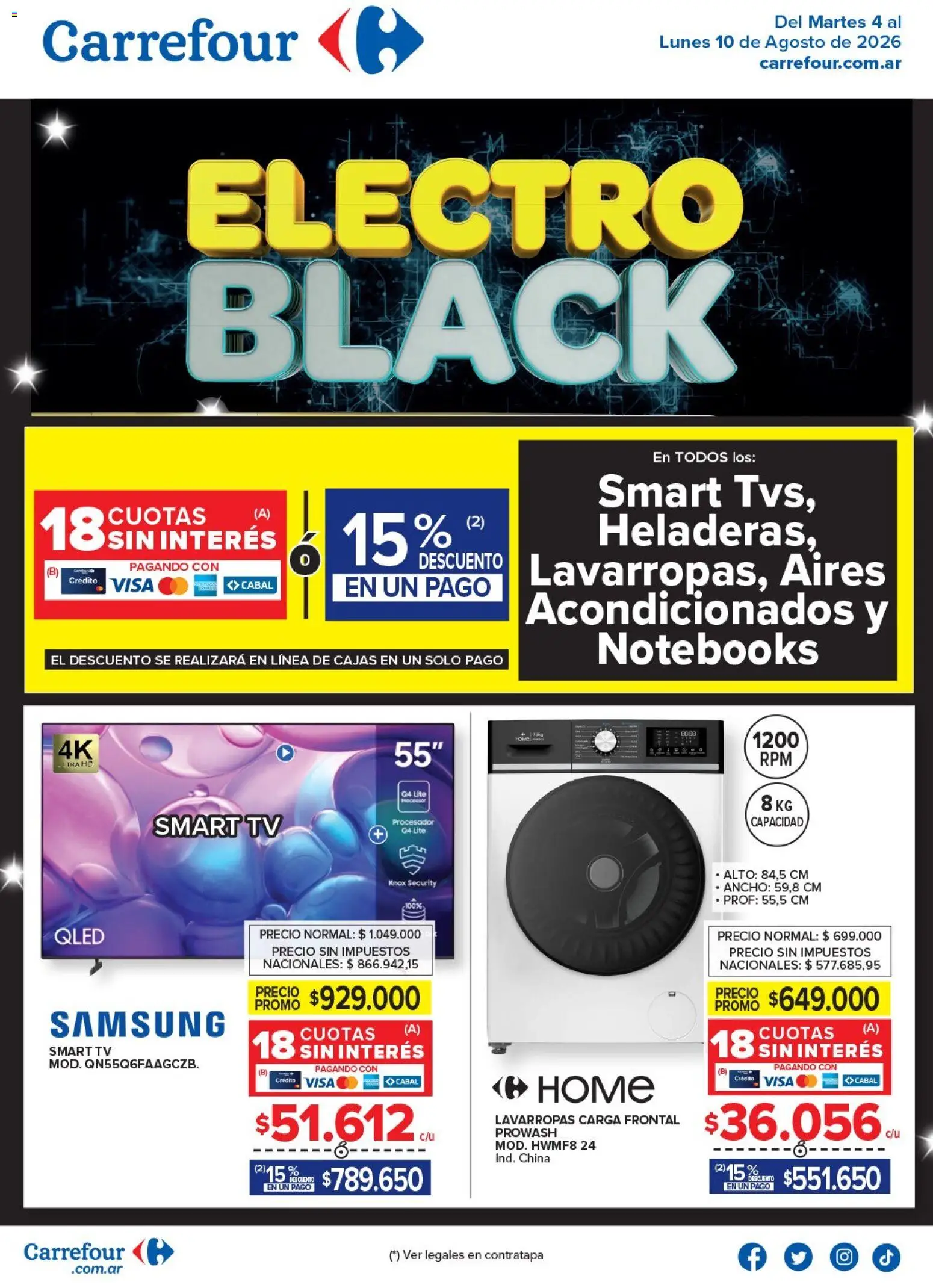 Carrefour - Electro Black │ válido desde el 04/08/2026 | Página: 1