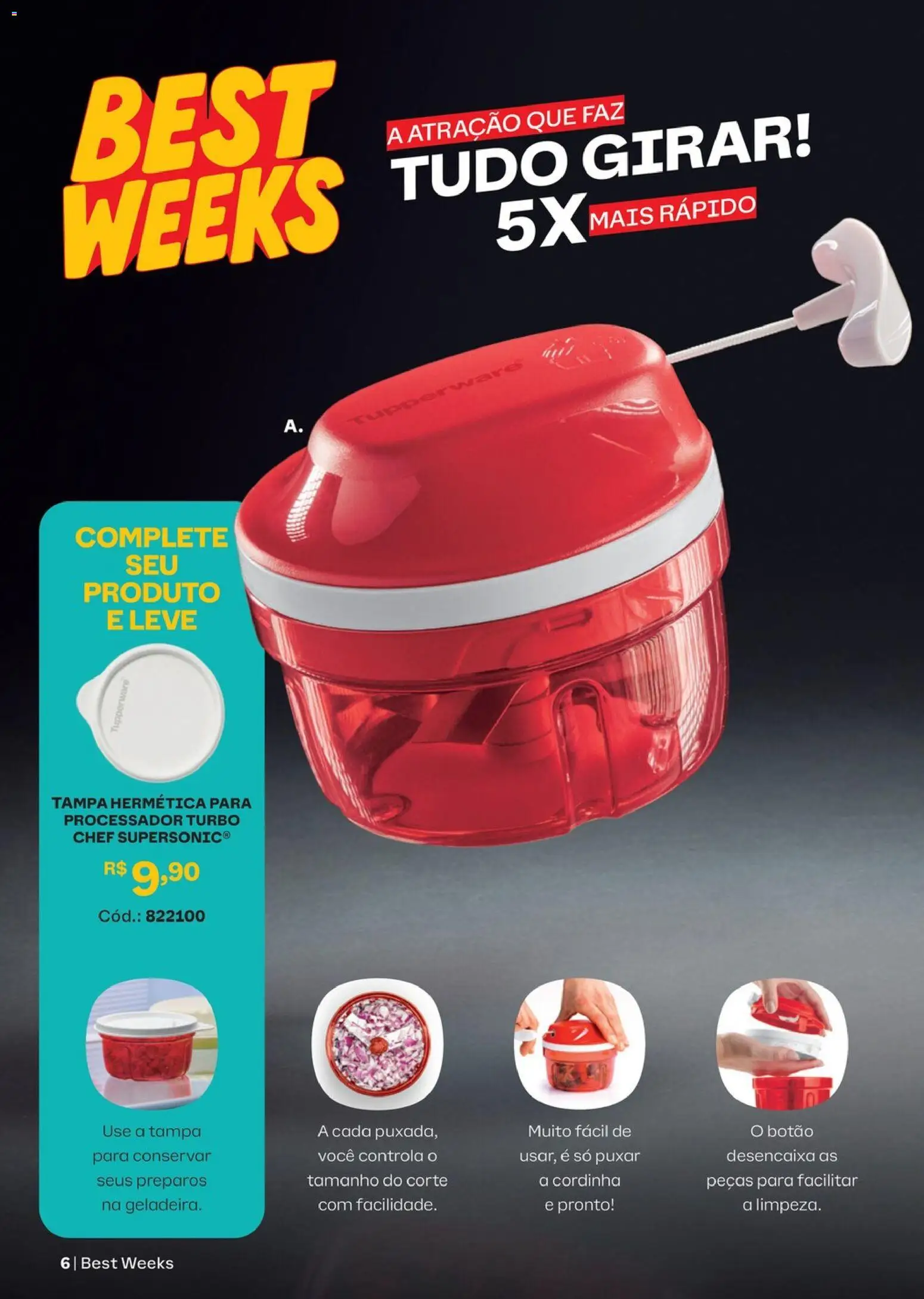 Tupperware Folheto - válido de 01/11/2026 | Página: 6 | Produtos: Processador