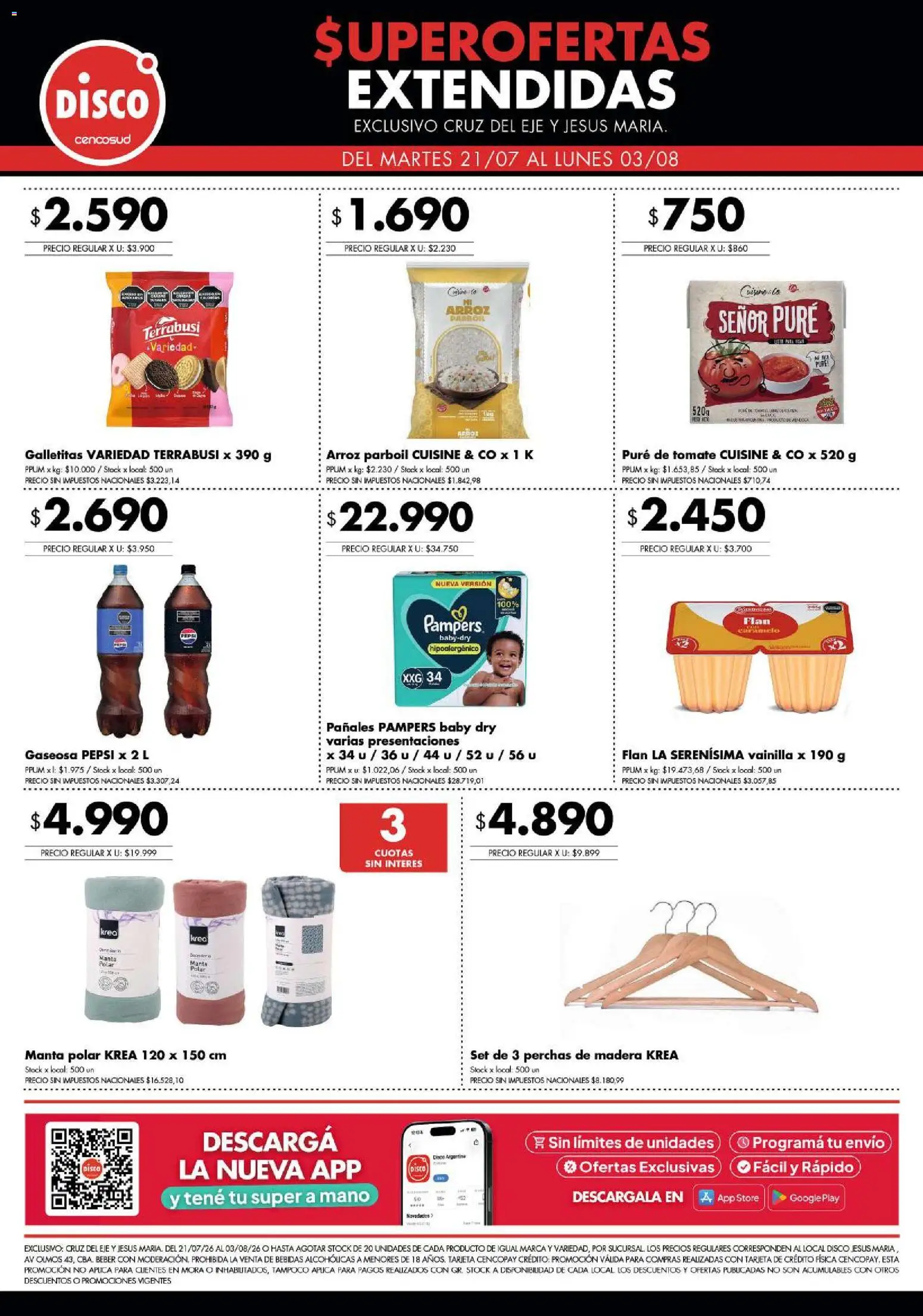 Disco ofertas │ válido desde el 21/07/2026 | Página: 7 | Productos: Disco, Tomate, Pure de Tomate, Pañales