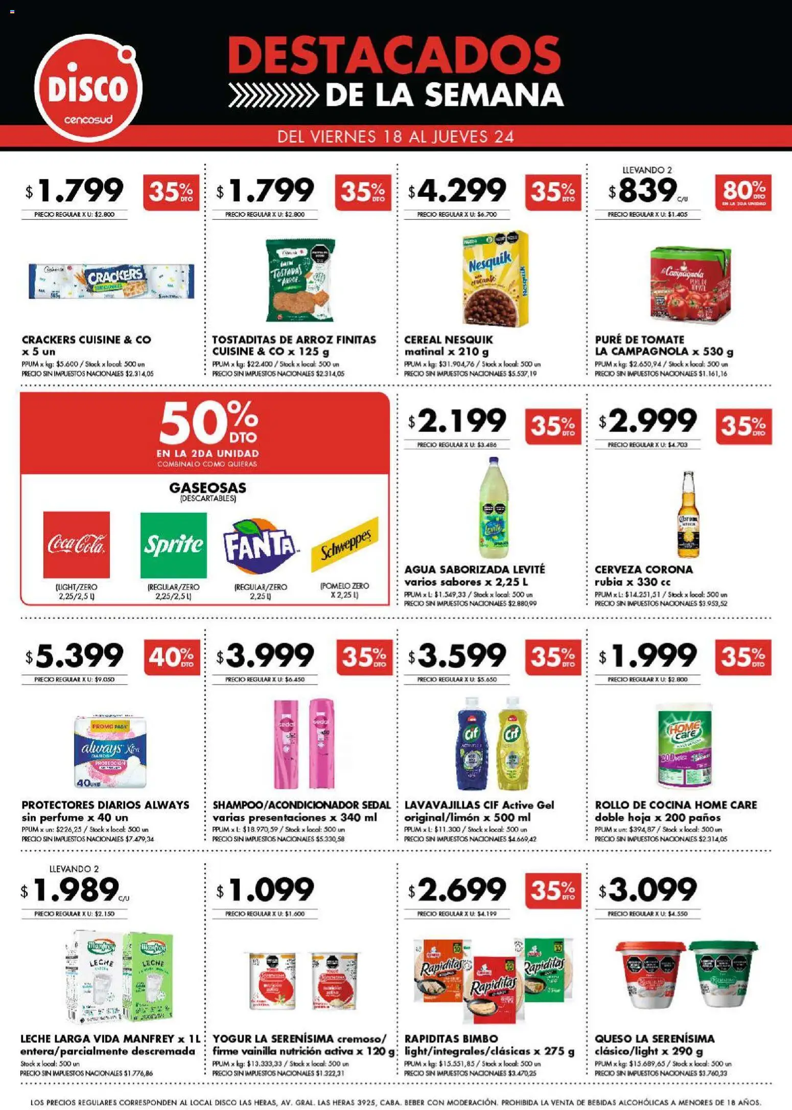 Disco Ofertas │ válido desde el 18/09/2026 | Página: 1