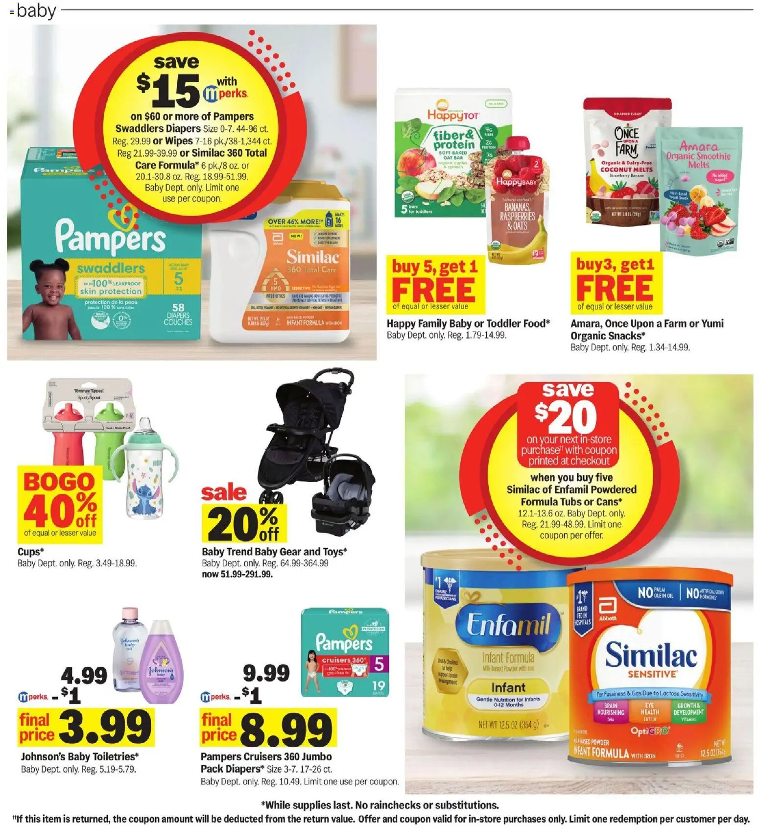 Meijer Weekly Ad - MI - valid from 09/23/2026 | Page: 32 | Products: Diapers, Powder, Apples, Coconut