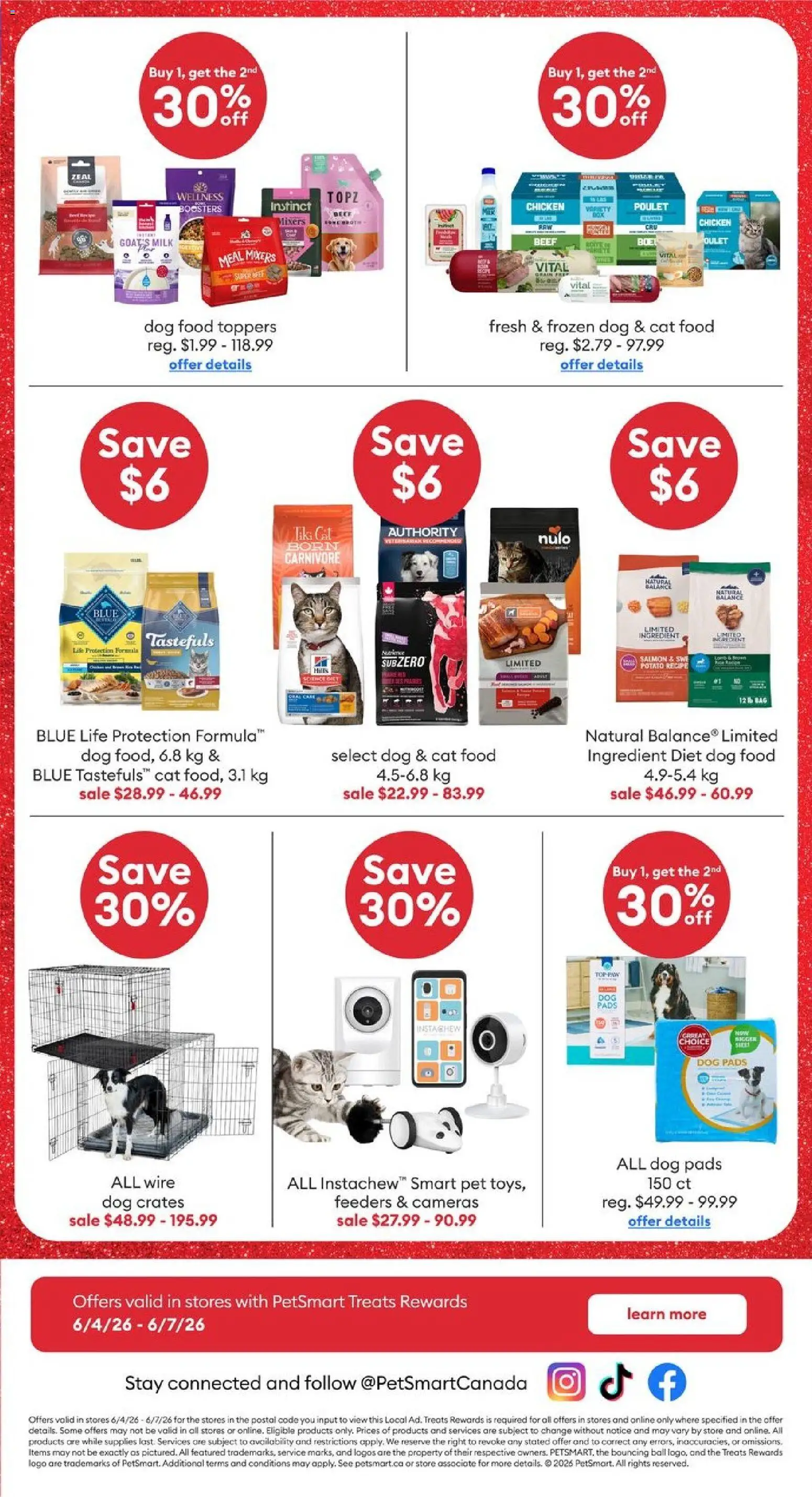 Petsmart flyer valid from 04.06.2026 | Page: 2 | Products: Beef, Bag, Milk, Chicken