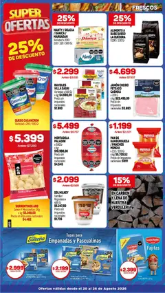 Vista previa Makro ofertas válido desde el 20/08/2026 | Página: 4 | Productos: Cocina, Queso, Pan, Ravioles