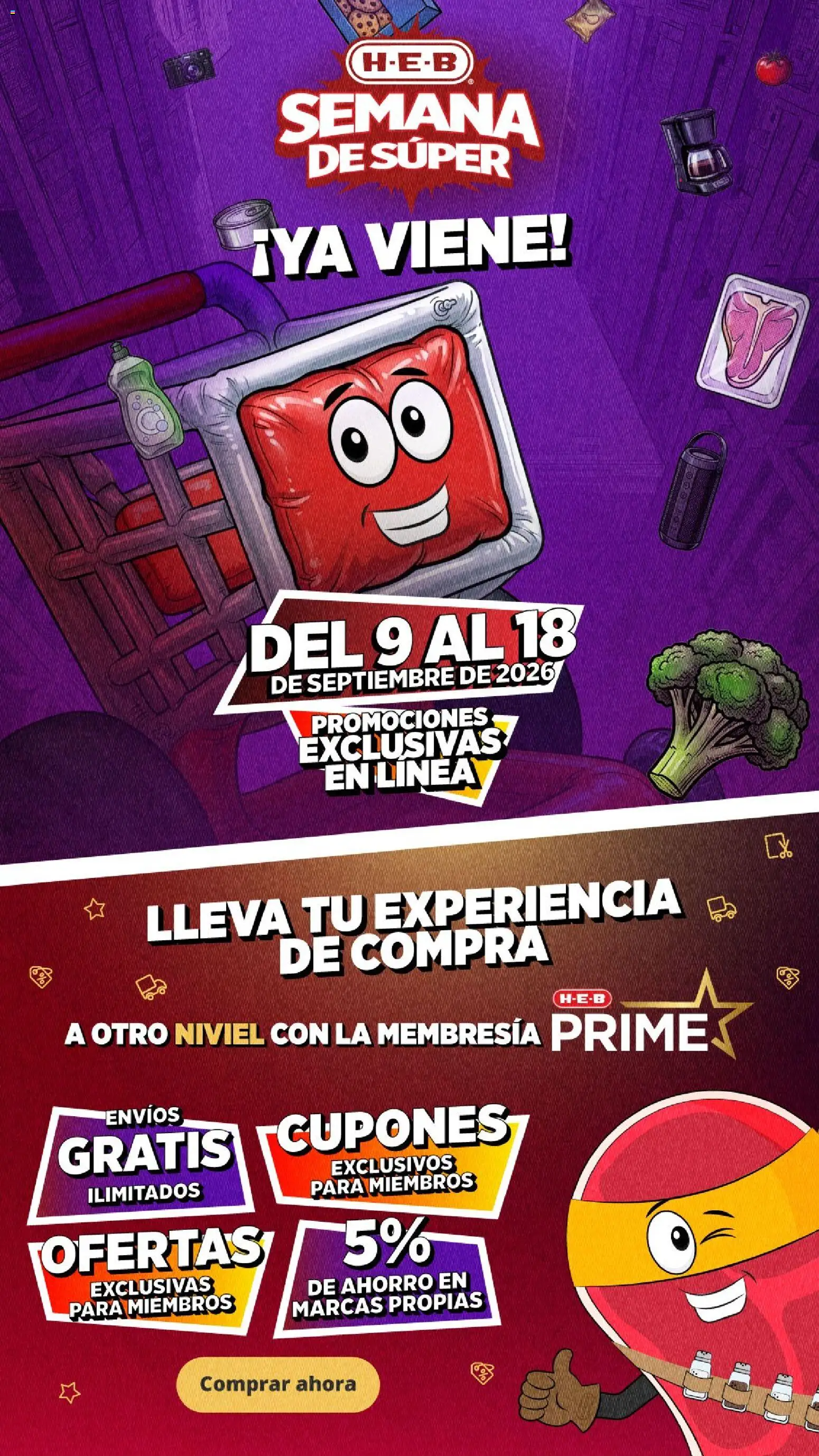 Nuevas ofertas de H-E-B válidas en toda la República Mexicana desde el 28/08/2026. ¡Encuentra las mejores ofertas en H-E-B folleto! | Página: 2
